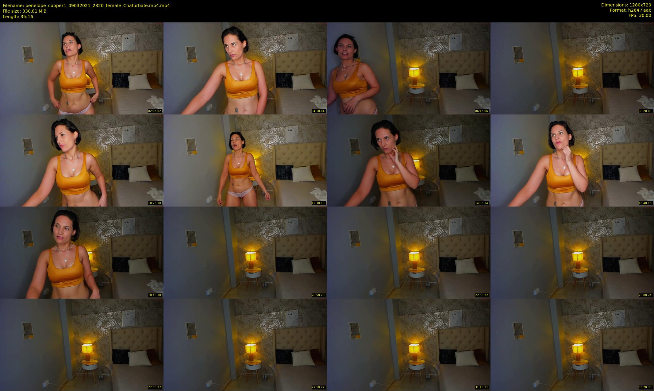 penelope_cooper1 — 36 minute Chaturbate female cam show recording, 720p, Mar 9, 2021