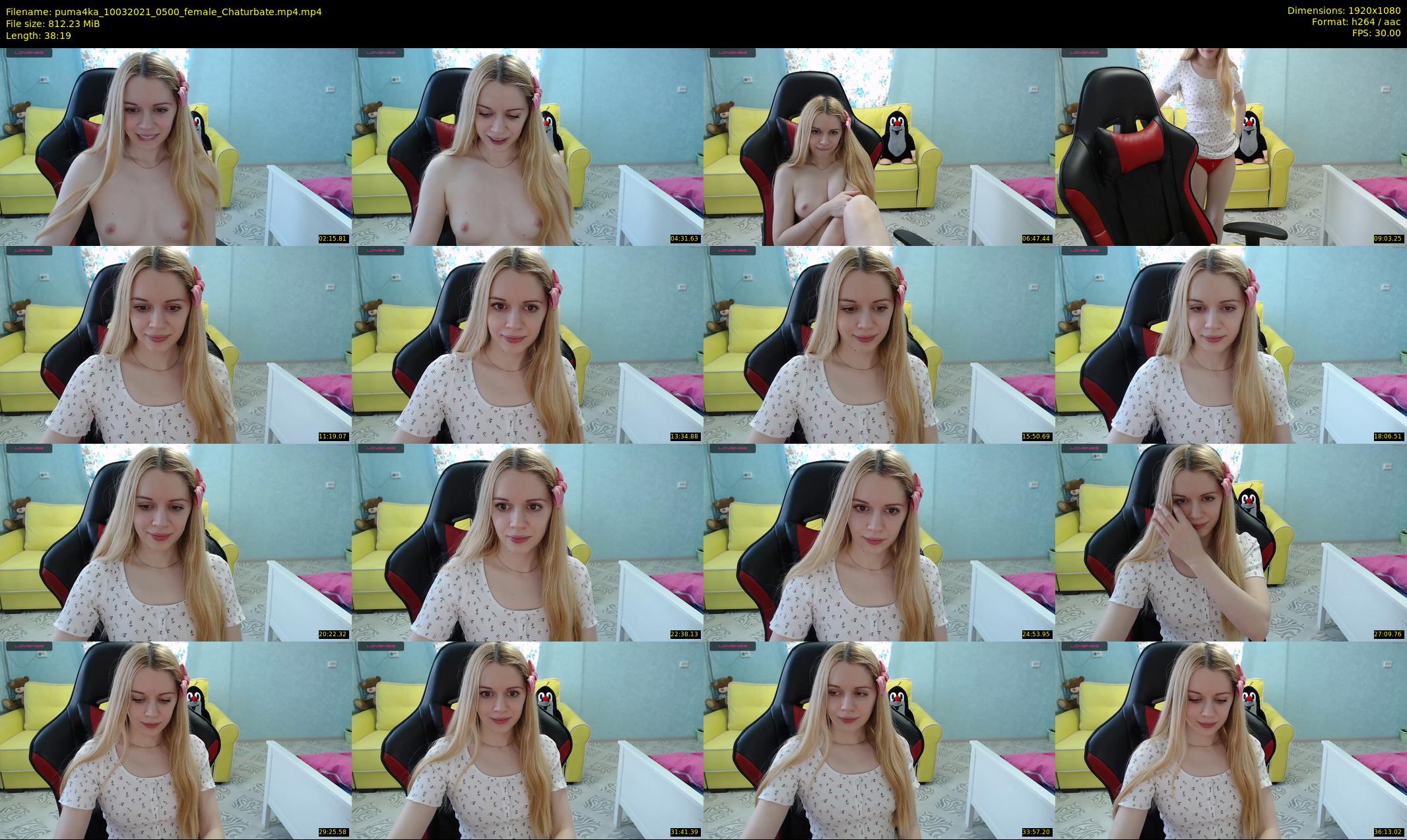 puma4ka — 39 minute Chaturbate female cam show recording, 1080p, Mar 10, 2021