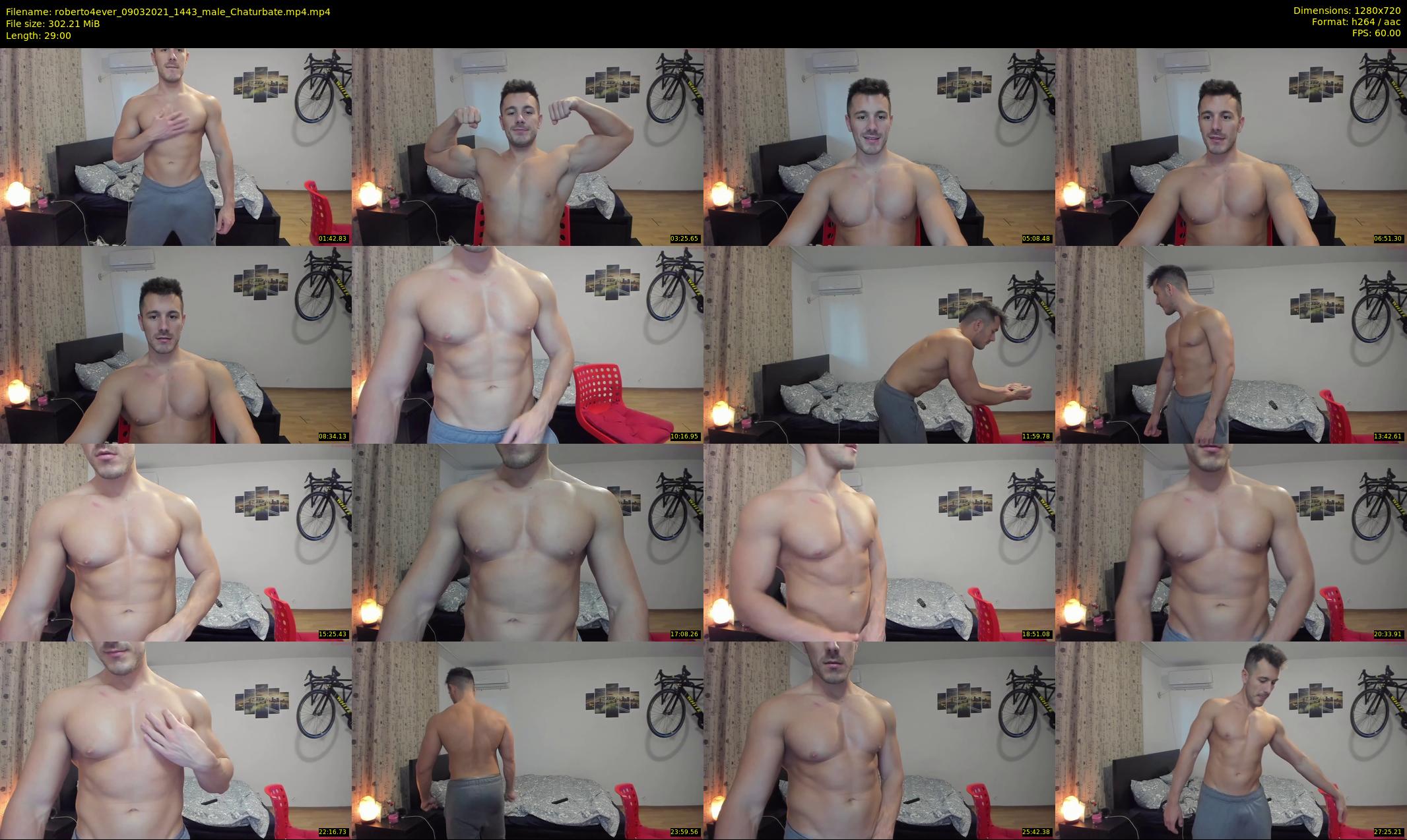 roberto4ever — 29 minute Chaturbate male cam show recording, 720p, Mar 9, 2021
