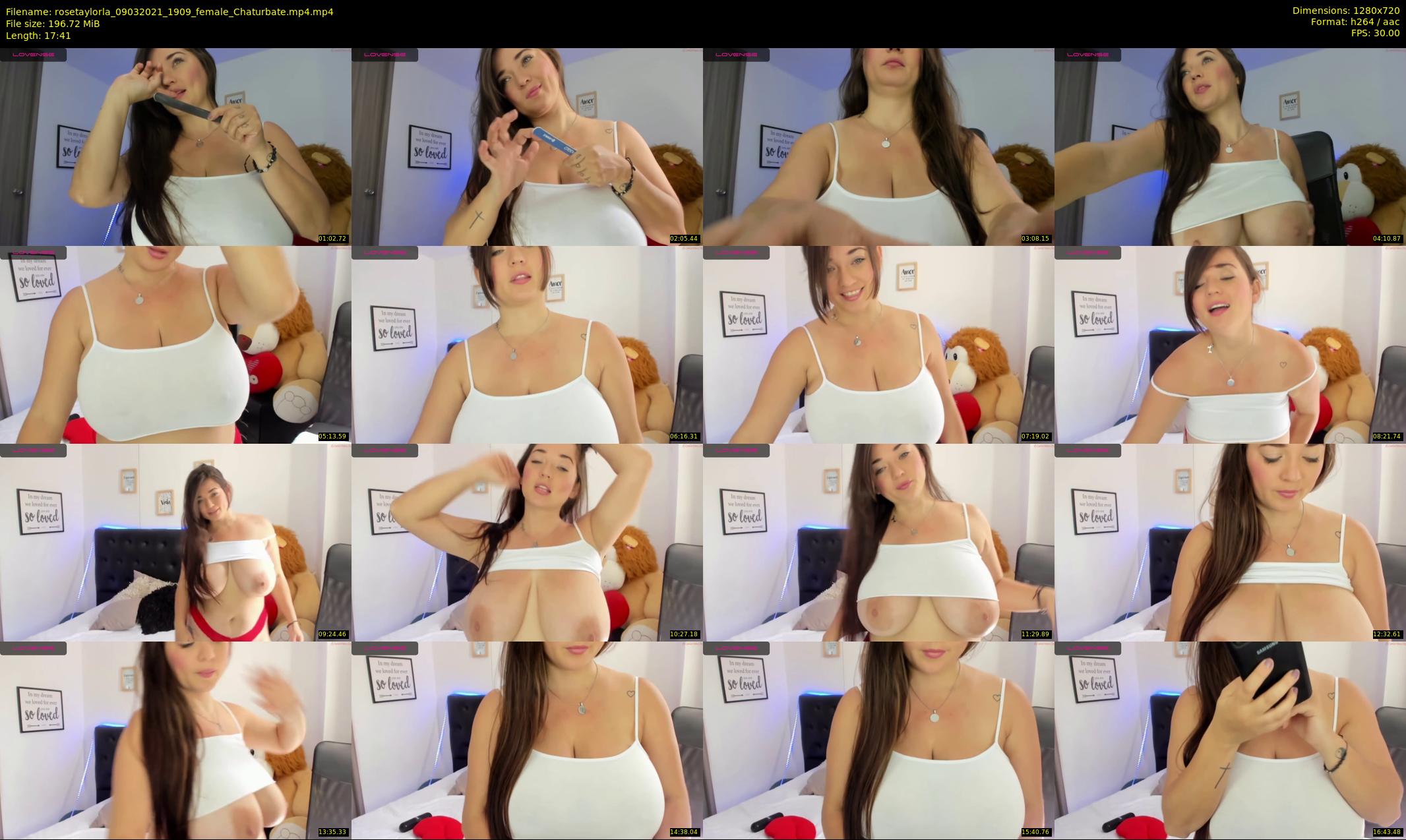 rosetaylorla — 18 minute Chaturbate female cam show recording, 720p, Mar 9, 2021