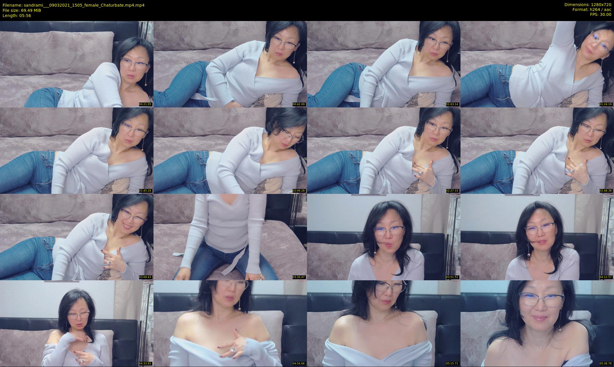 sandrami__ — 6 minute Chaturbate female cam show recording, 720p, Mar 9, 2021