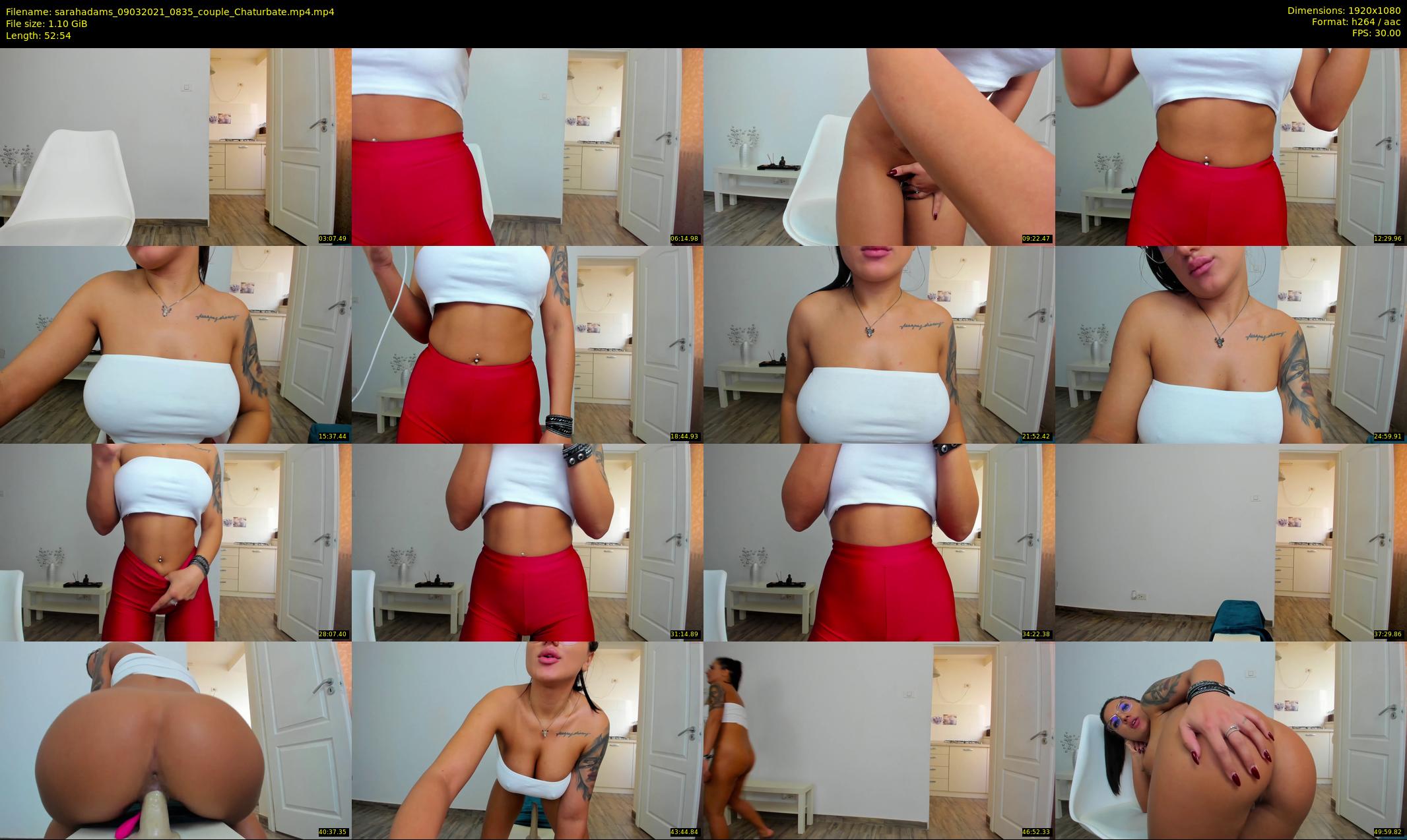 sarahadams — 53 minute Chaturbate female cam show recording, 1080p, Mar 9, 2021