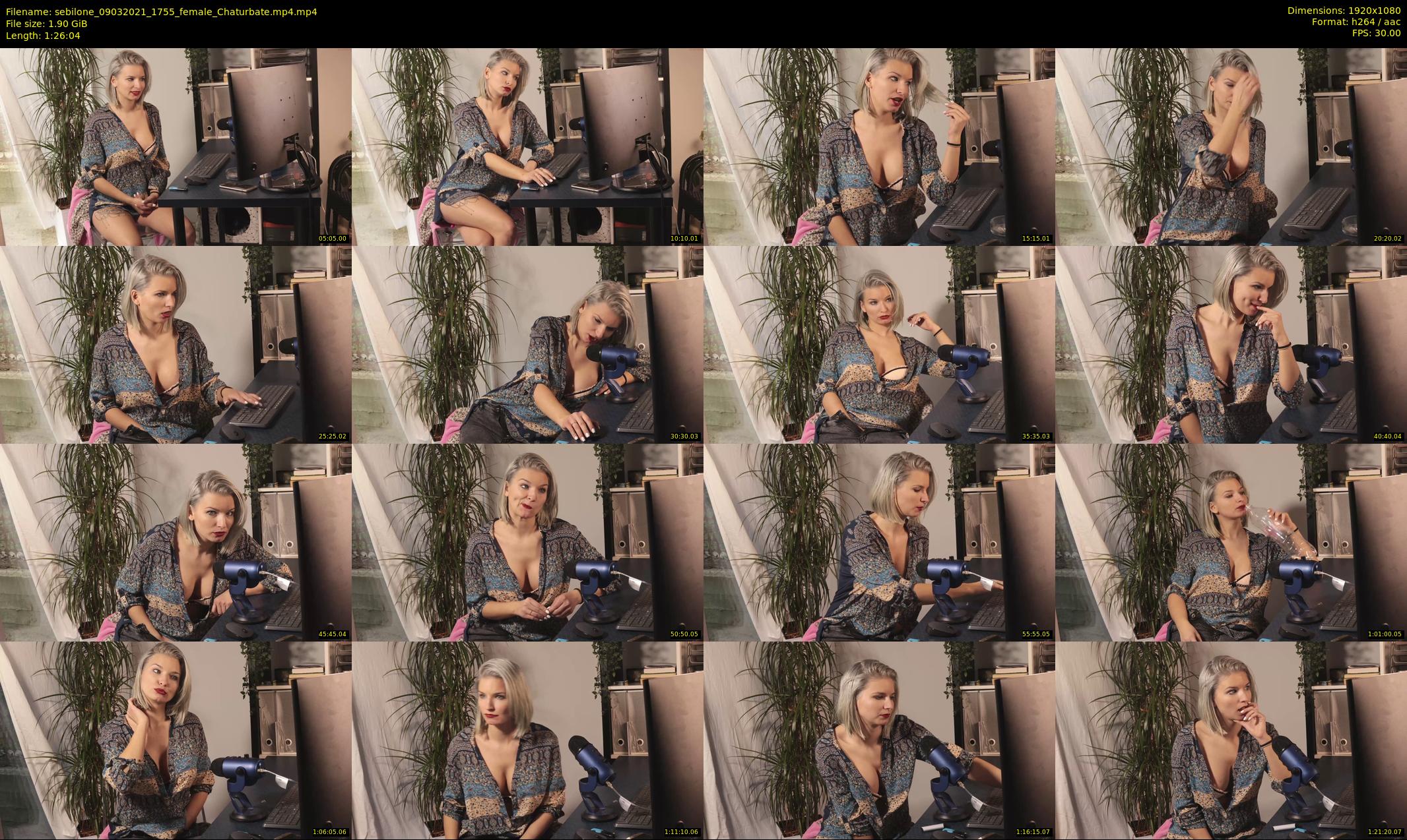 sebilone — 87 minute Chaturbate couple cam show recording, 1080p, Mar 9, 2021