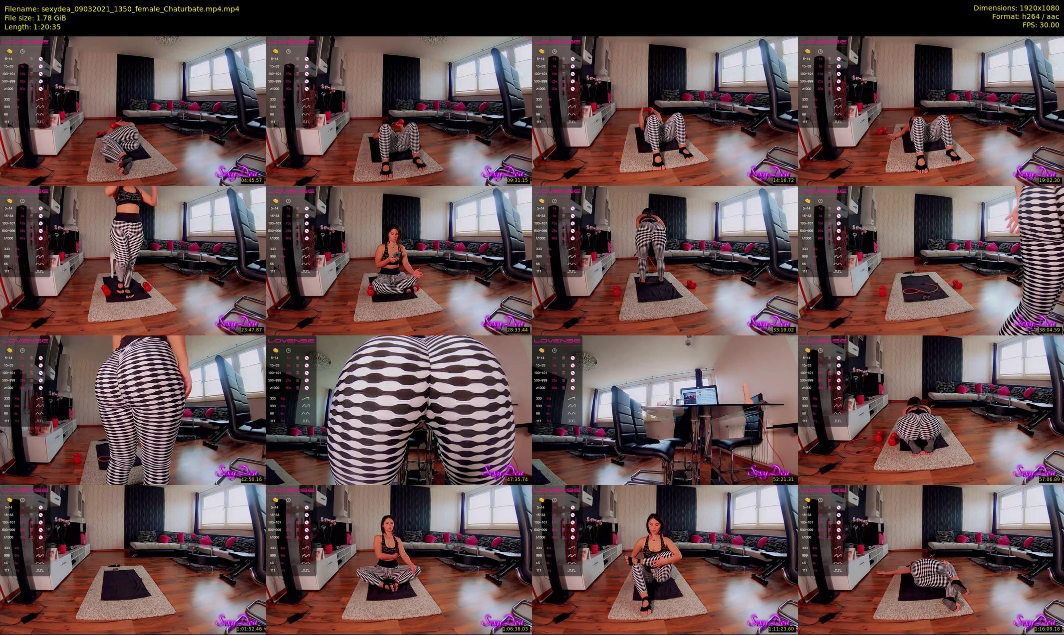 sexydea — 81 minute Chaturbate female cam show recording, 1080p, Mar 9, 2021