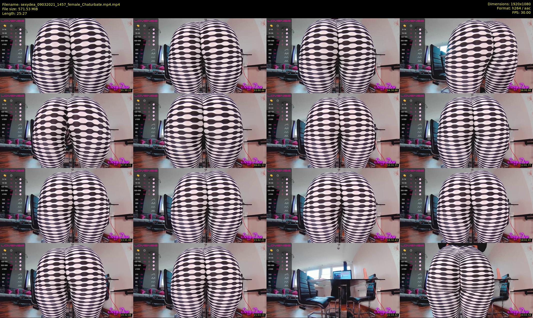 sexydea — 26 minute Chaturbate female cam show recording, 1080p, Mar 9, 2021
