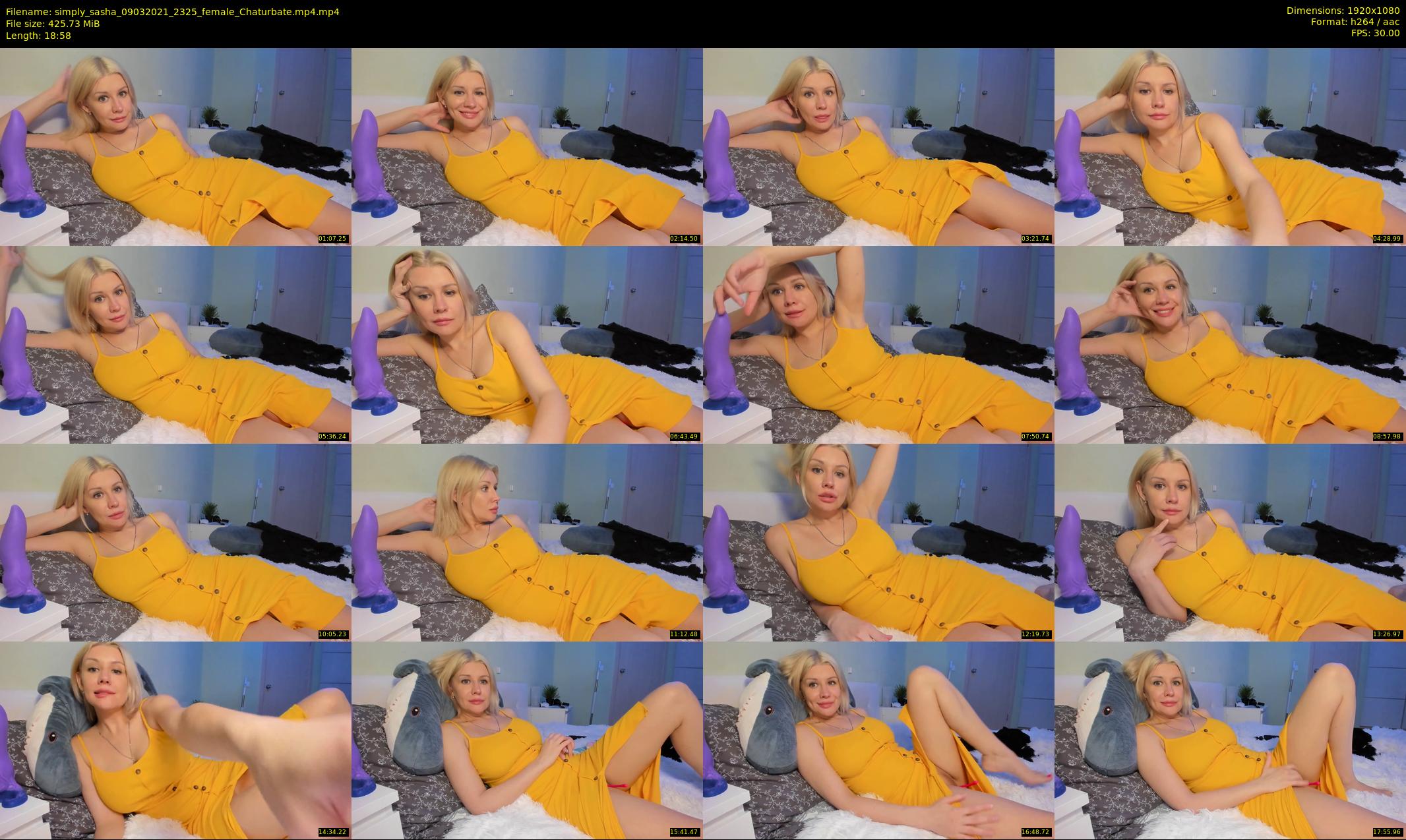 simply_sasha — 19 minute Chaturbate female cam show recording, 1080p, Mar 9, 2021