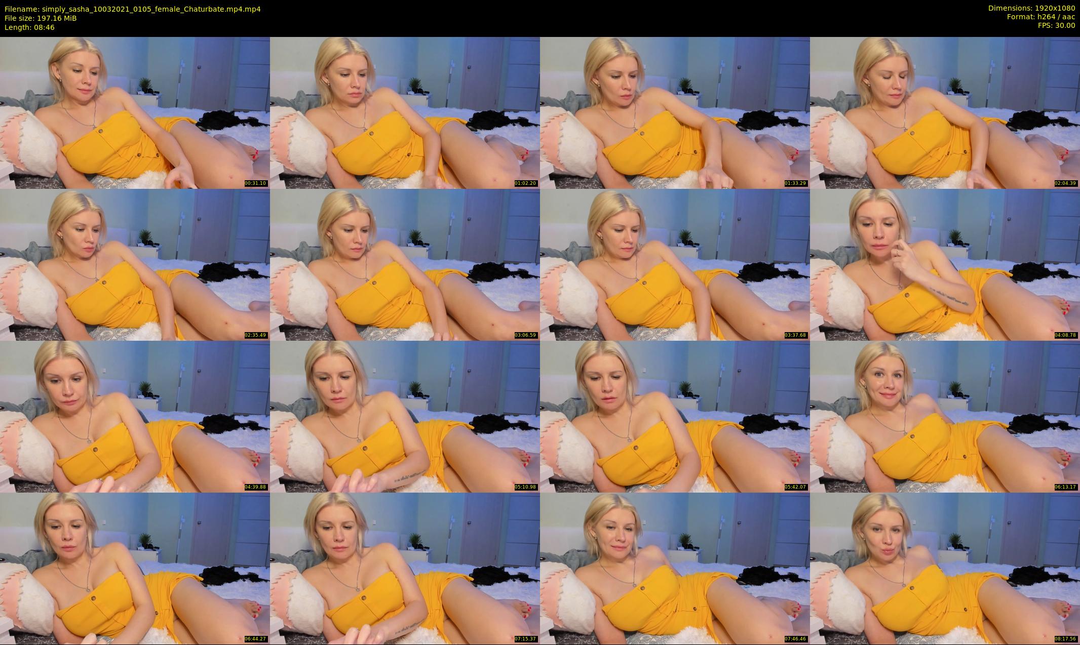 simply_sasha — 9 minute Chaturbate female cam show recording, 1080p, Mar 10, 2021