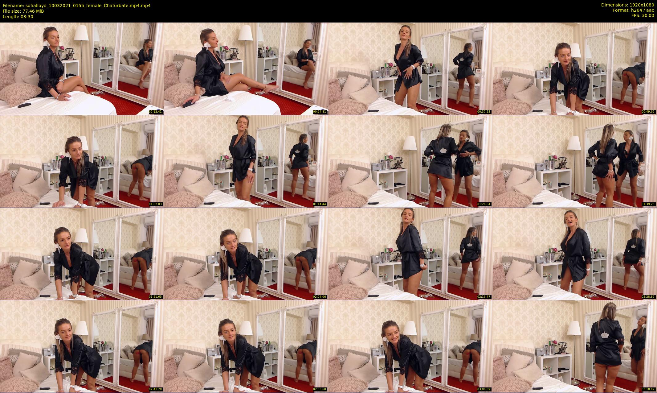 sofialloyd — 4 minute Chaturbate female cam show recording, 1080p, Mar 10, 2021