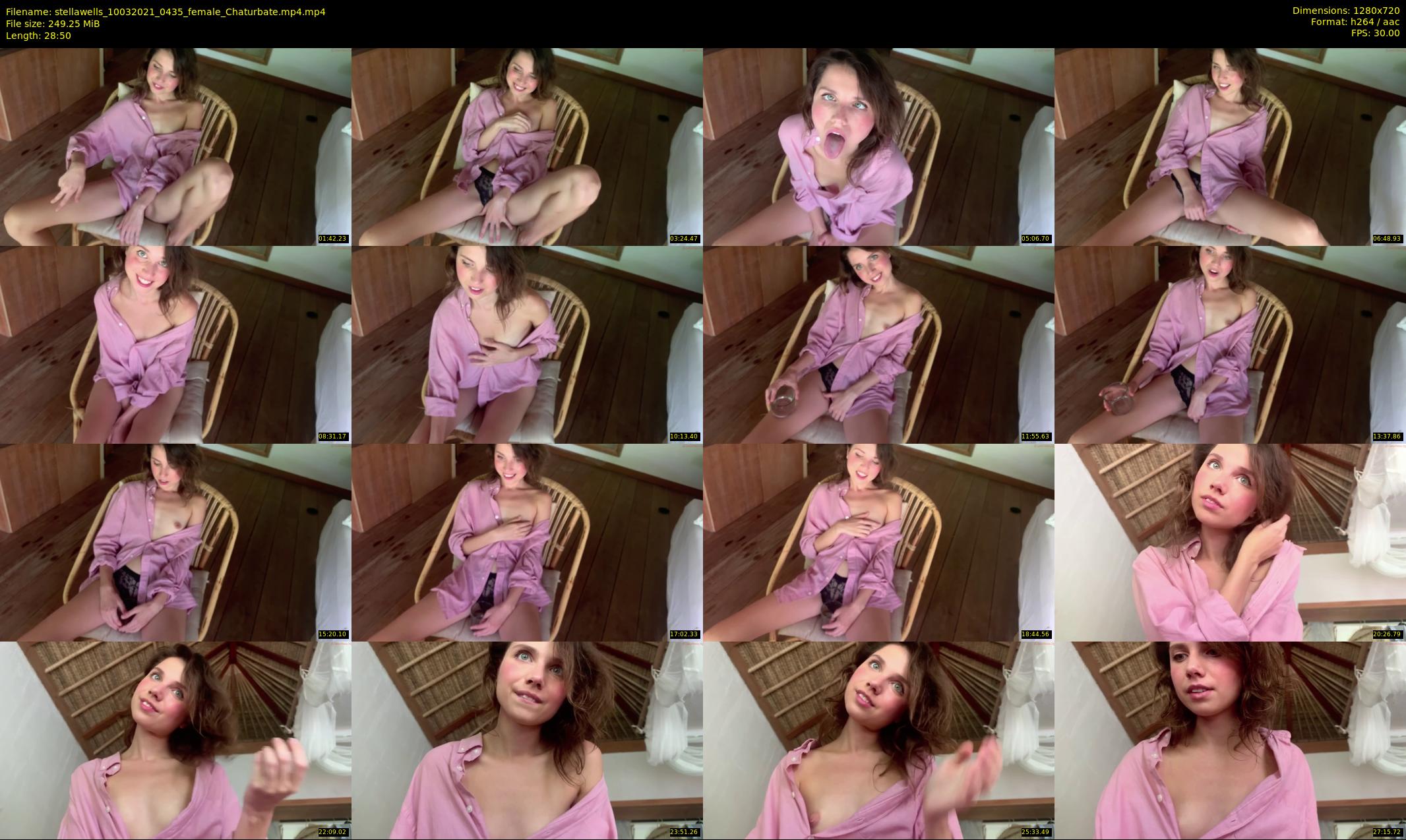 stellawells — 29 minute Chaturbate female cam show recording, 720p, Mar 10, 2021