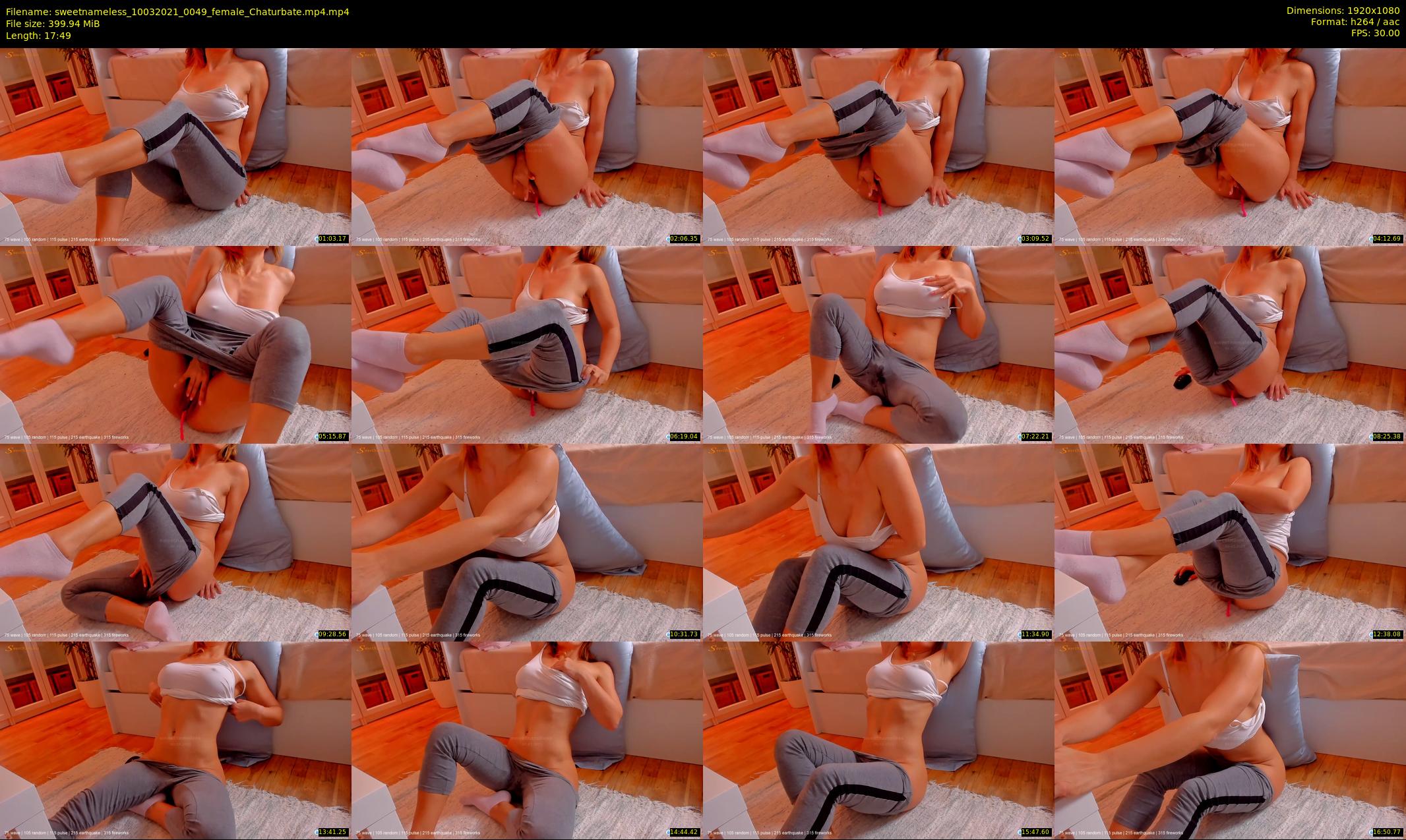 sweetnameless — 18 minute Chaturbate couple cam show recording, 1080p, Mar 10, 2021