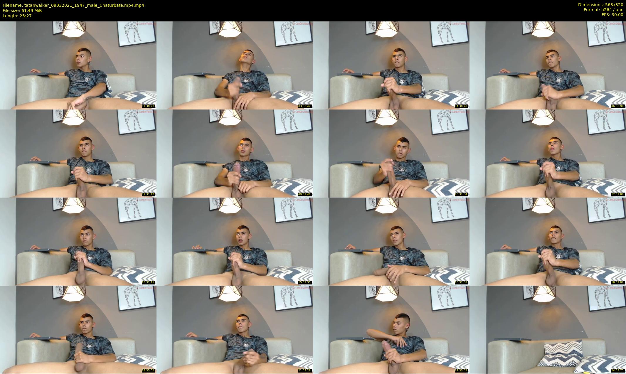 tatanwalker — 26 minute Chaturbate male cam show recording, SD, Mar 9, 2021