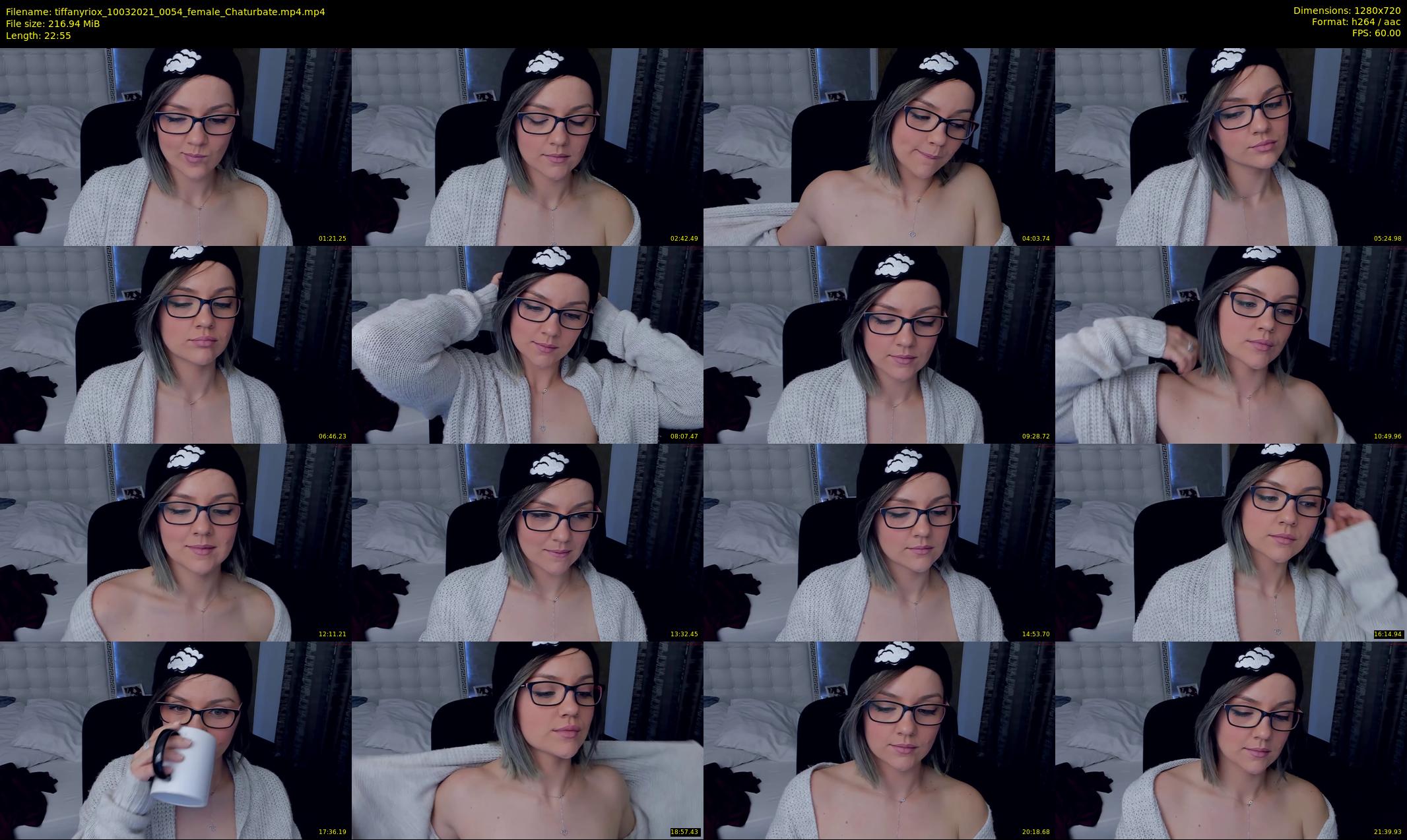 tiffanyriox — 23 minute Chaturbate female cam show recording, 720p, Mar 10, 2021