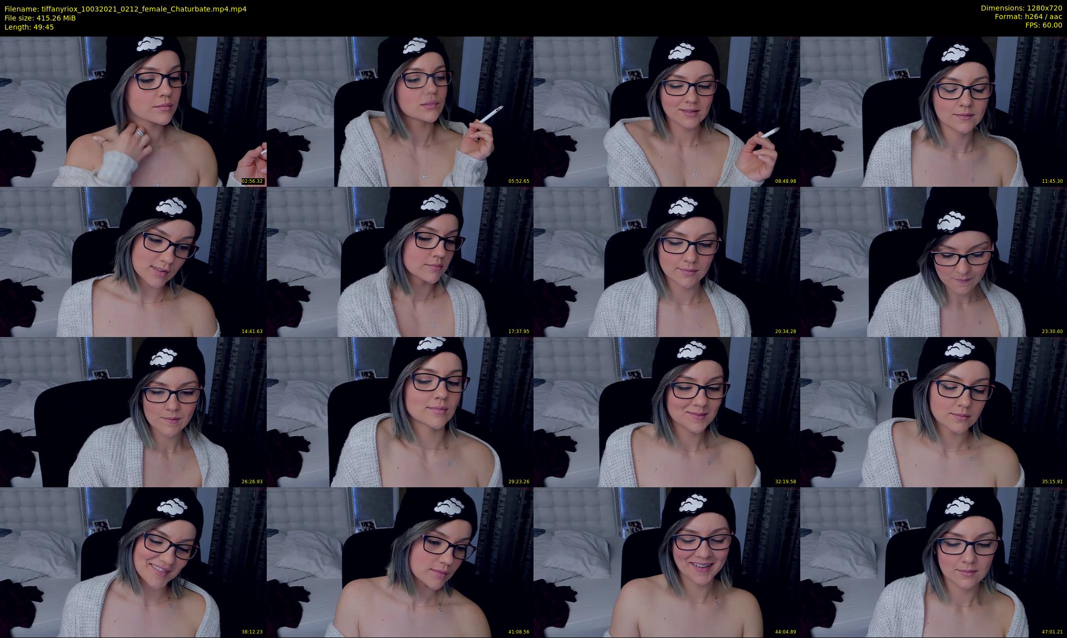 tiffanyriox — 50 minute Chaturbate female cam show recording, 720p, Mar 10, 2021