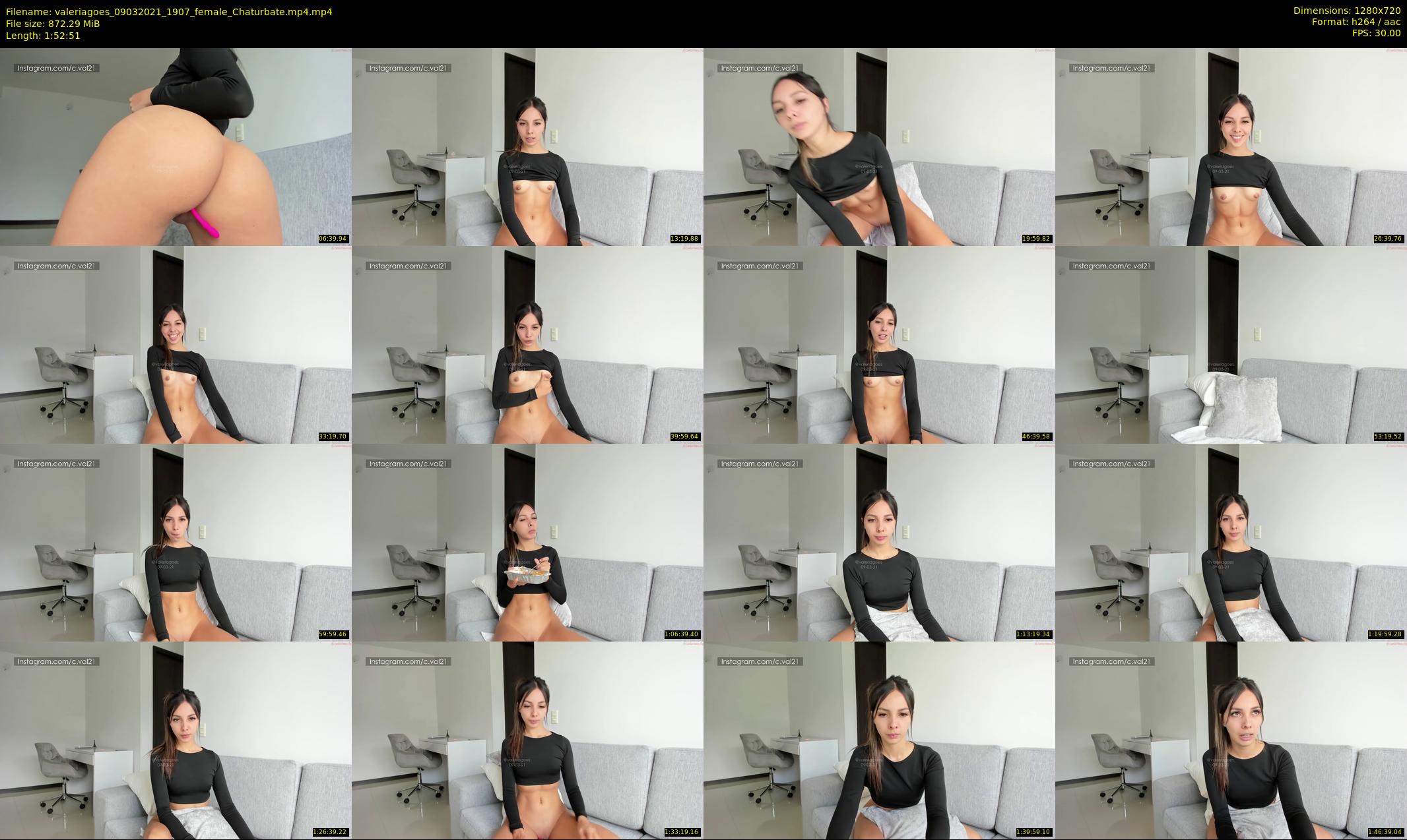 valeriagoes — 113 minute Chaturbate female cam show recording, 720p, Mar 9, 2021