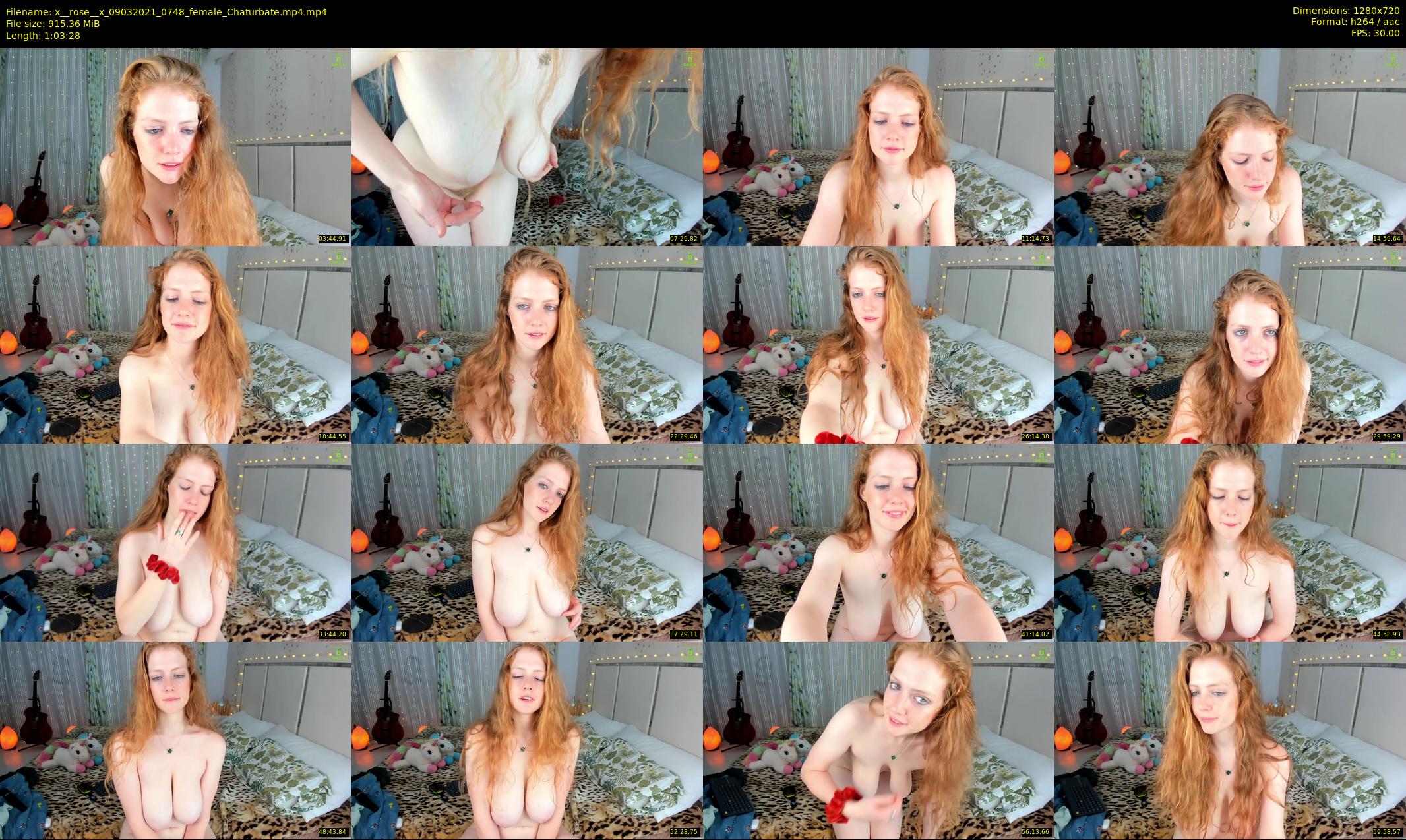 x__rose__x — 64 minute Chaturbate female cam show recording, 720p, Mar 9, 2021