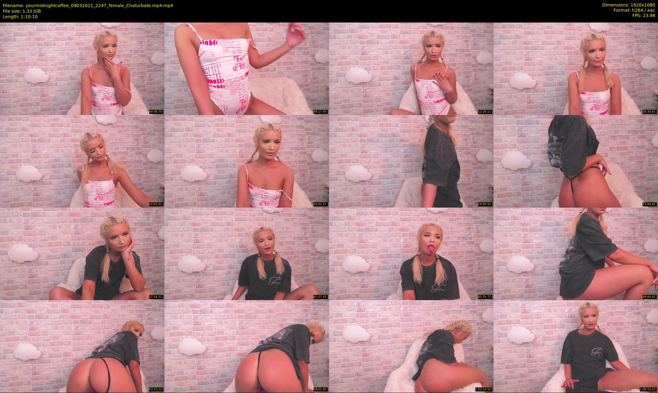 yourmidnightcoffee — 71 minute Chaturbate female cam show recording, 1080p, Mar 9, 2021