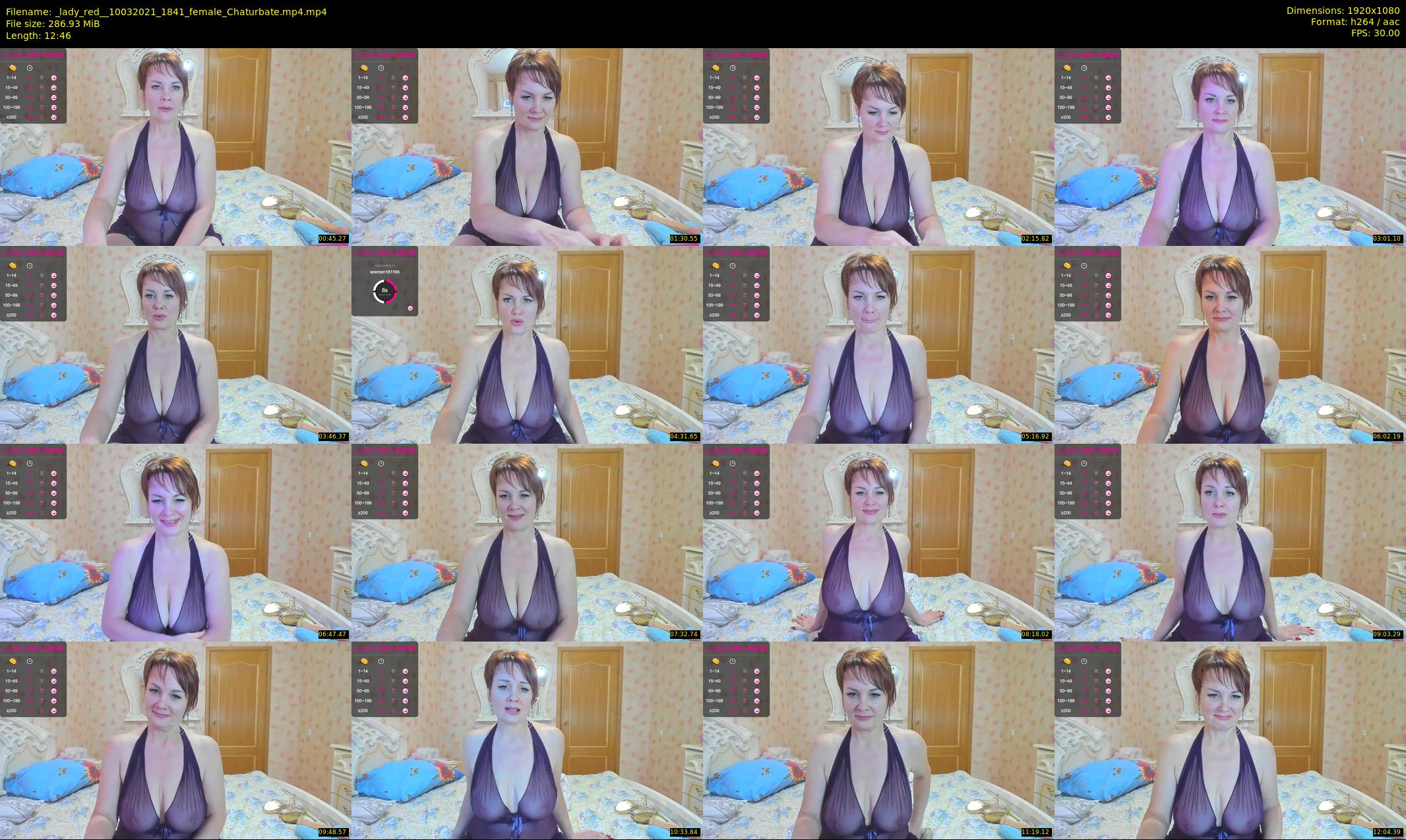 _lady_red_ — 13 minute Chaturbate female cam show recording, 1080p, Mar 10, 2021