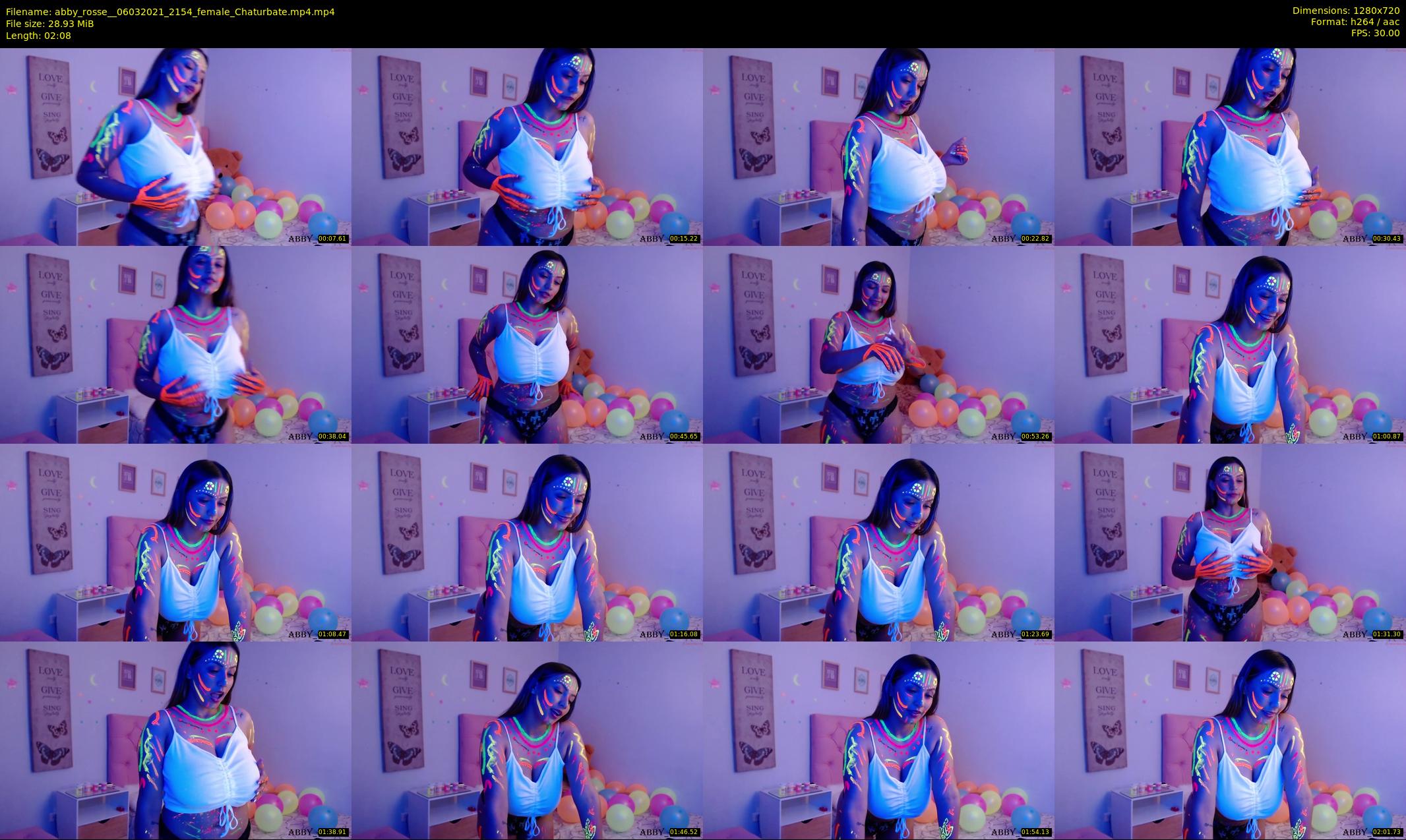 abby_rosse_ — 3 minute Chaturbate female cam show recording, 720p, Mar 6, 2021