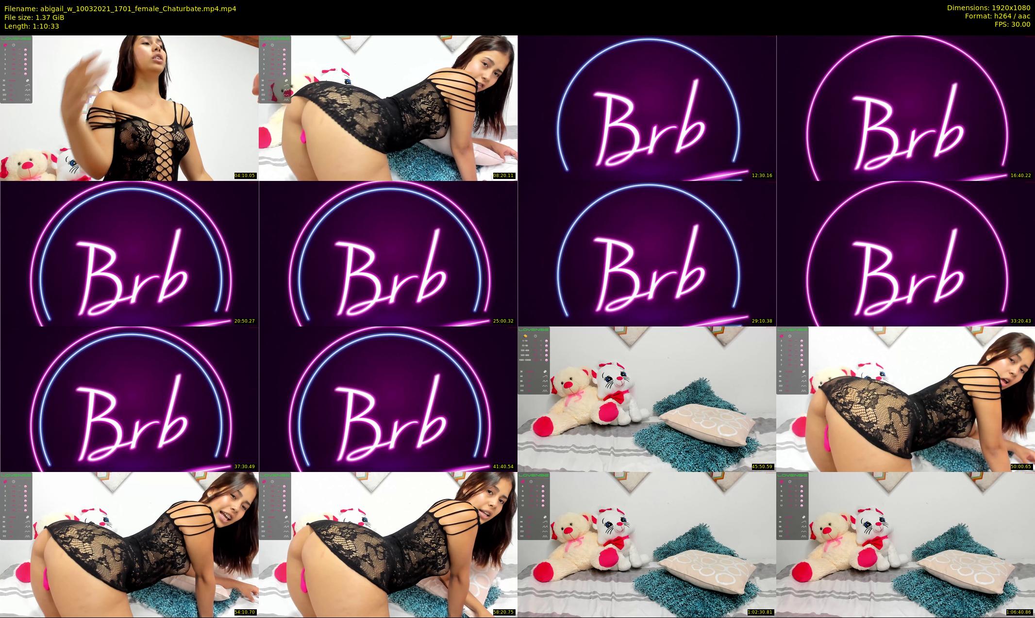 abigail_w — 71 minute Chaturbate female cam show recording, 1080p, Mar 10, 2021