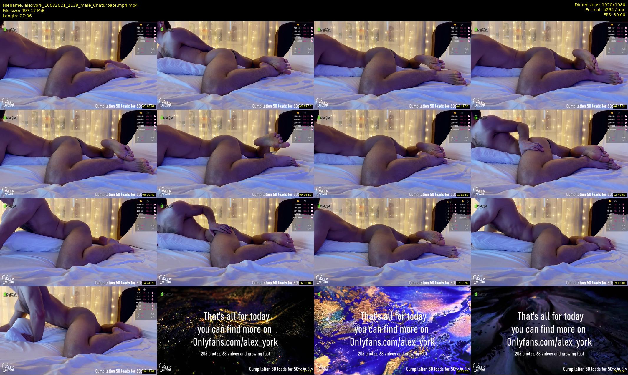 alexyork — 28 minute Chaturbate male cam show recording, 1080p, Mar 10, 2021