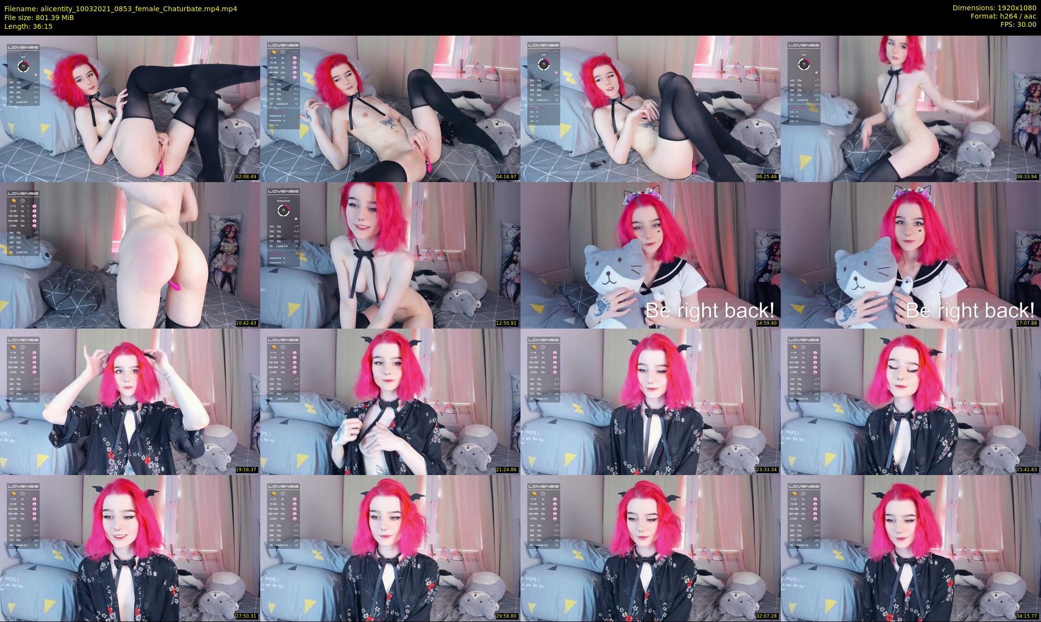 alicentity — 37 minute Chaturbate female cam show recording, 1080p, Mar 10, 2021
