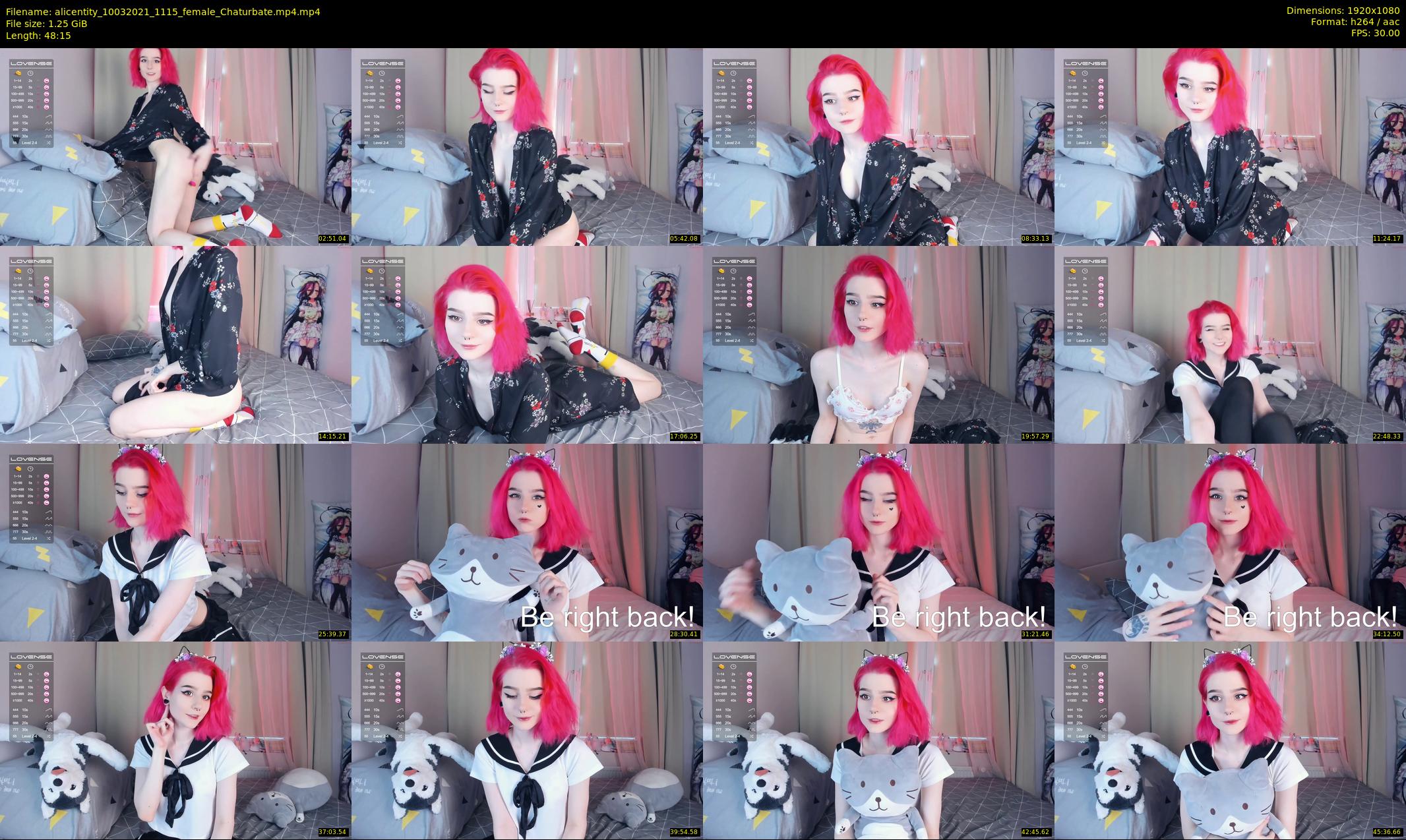 alicentity — 49 minute Chaturbate female cam show recording, 1080p, Mar 10, 2021