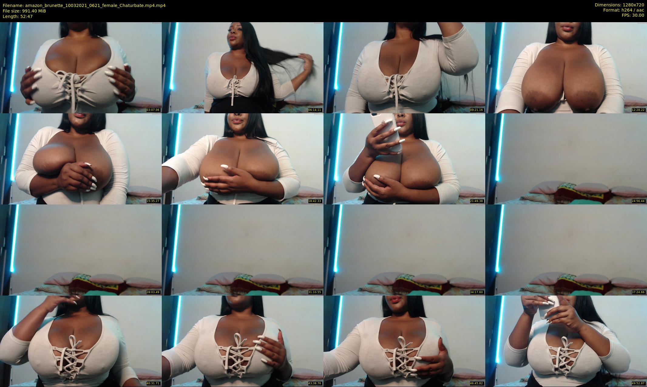 amazon_brunette — 53 minute Chaturbate female cam show recording, 720p, Mar 10, 2021