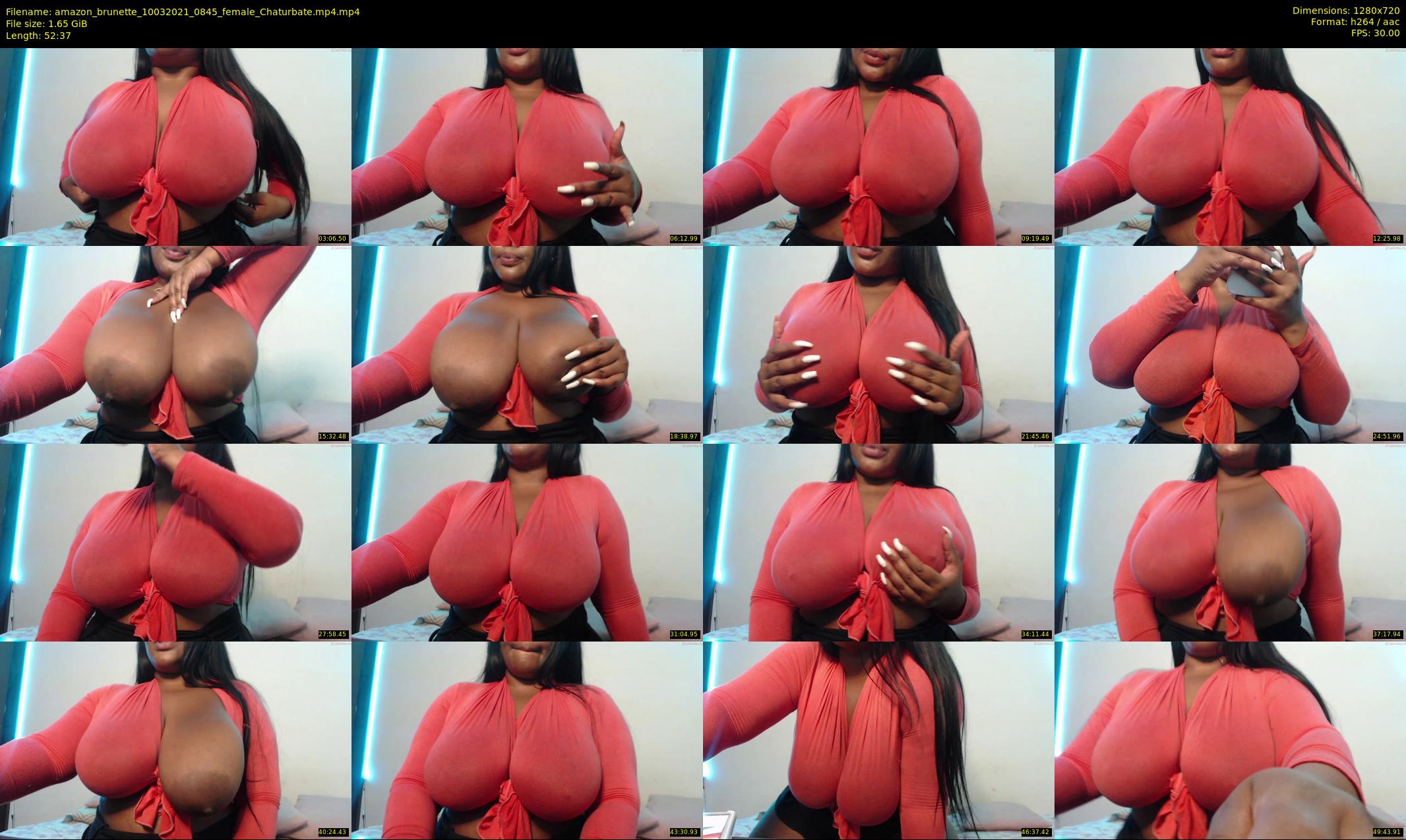 amazon_brunette — 53 minute Chaturbate female cam show recording, 720p, Mar 10, 2021