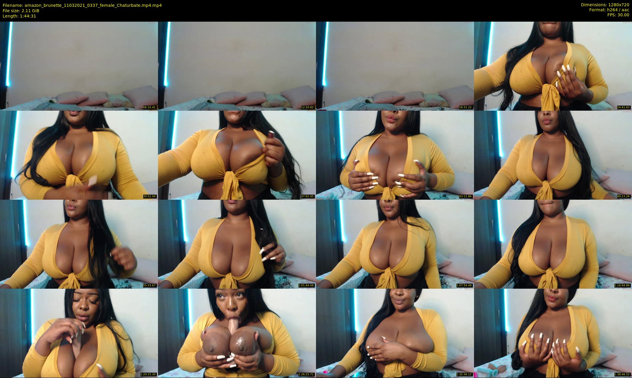 amazon_brunette — 105 minute Chaturbate female cam show recording, 720p, Mar 11, 2021