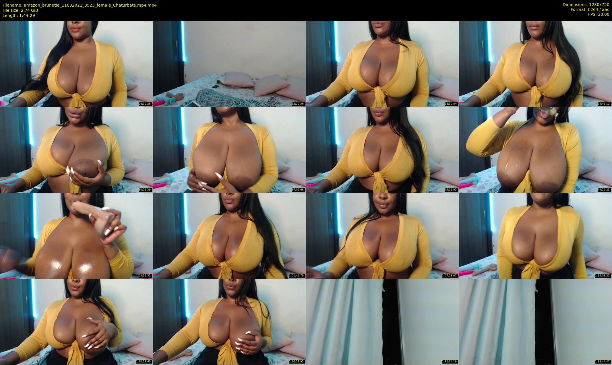 amazon_brunette — 105 minute Chaturbate female cam show recording, 720p, Mar 11, 2021
