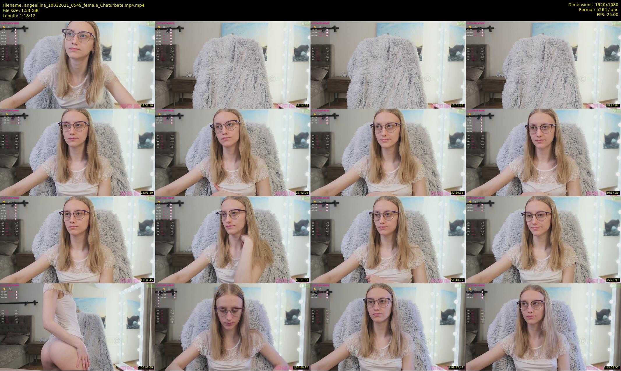 angeellina — 79 minute Chaturbate female cam show recording, 1080p, Mar 10, 2021