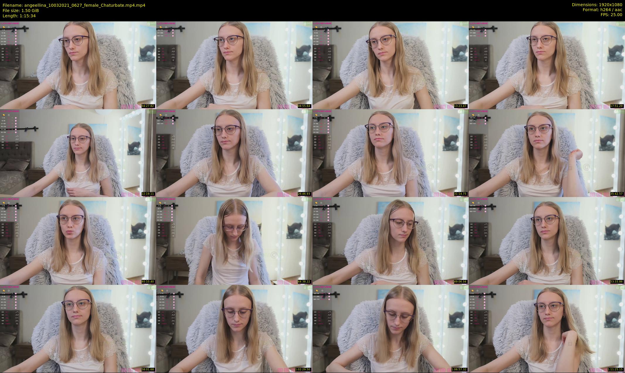 angeellina — 76 minute Chaturbate female cam show recording, 1080p, Mar 10, 2021