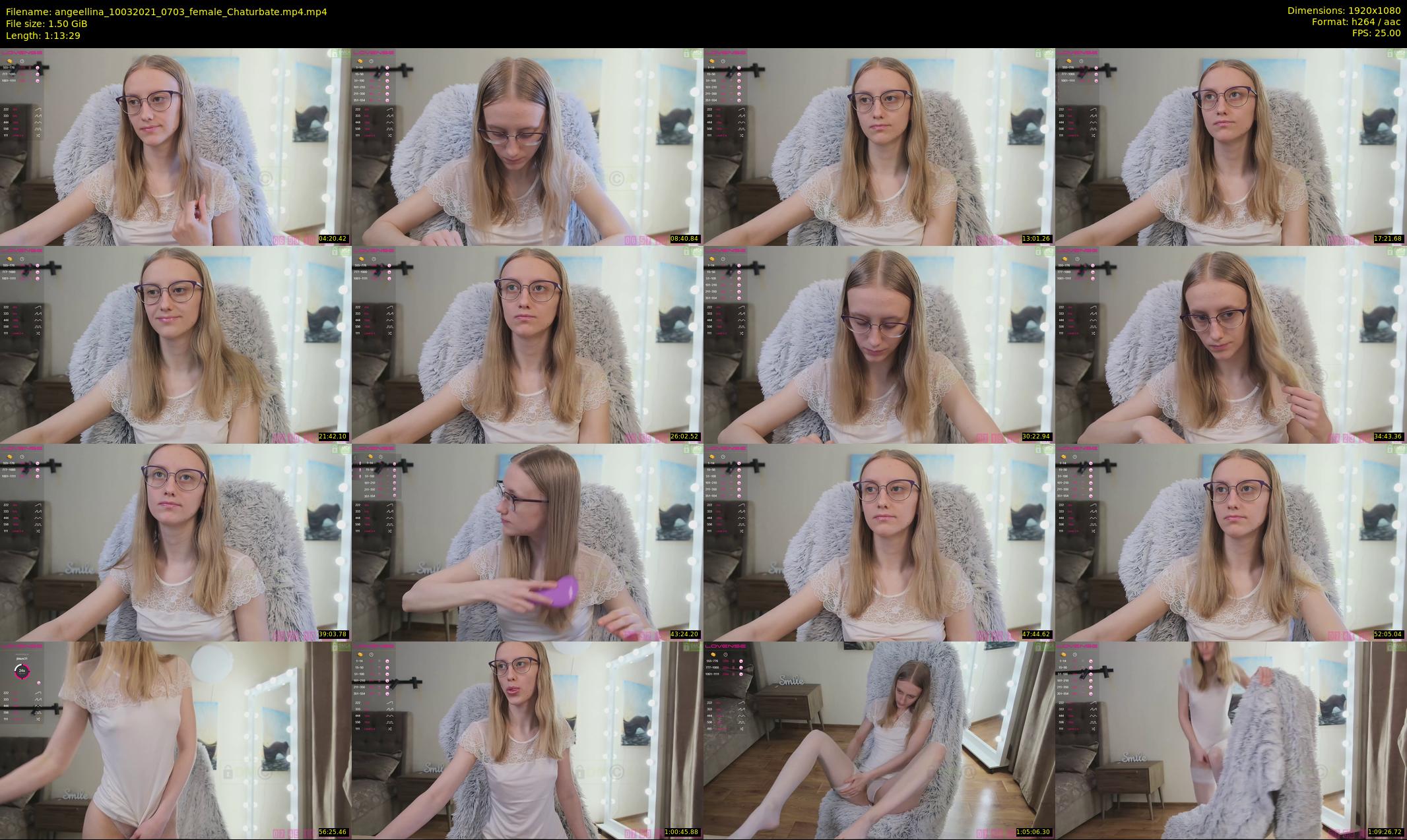 angeellina — 74 minute Chaturbate female cam show recording, 1080p, Mar 10, 2021