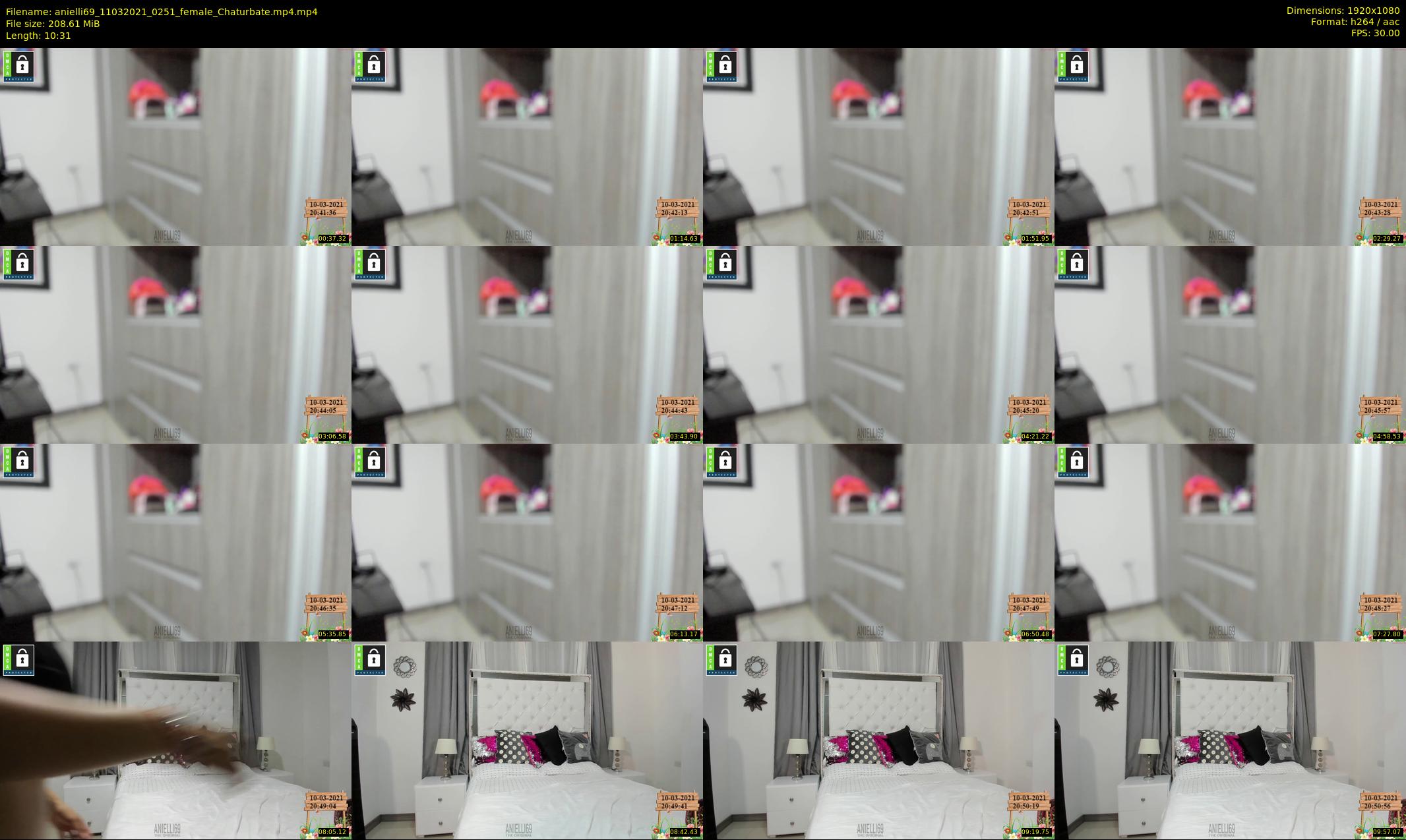 anielli69 — 11 minute Chaturbate female cam show recording, 1080p, Mar 11, 2021