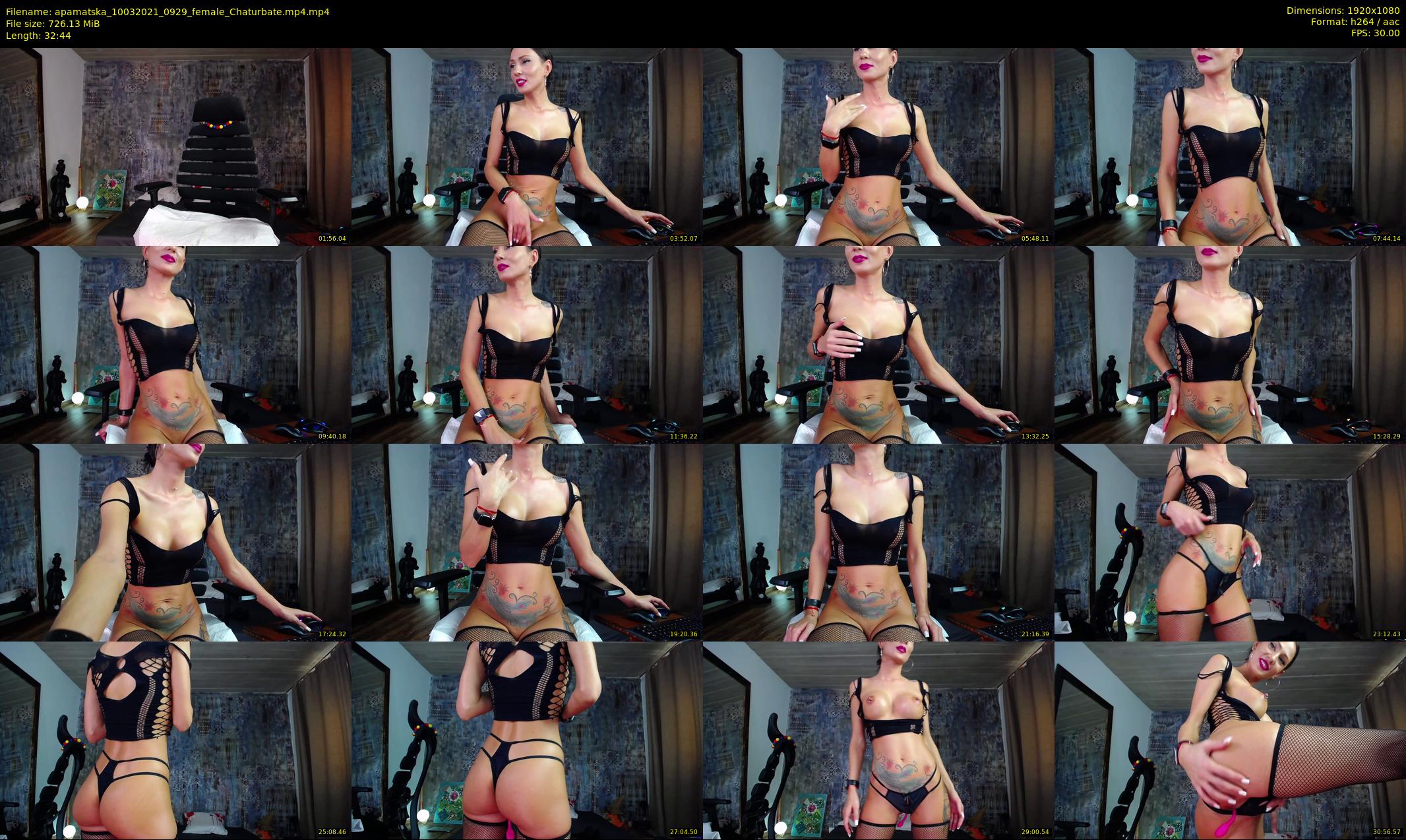 apamatska — 33 minute Chaturbate female cam show recording, 1080p, Mar 10, 2021