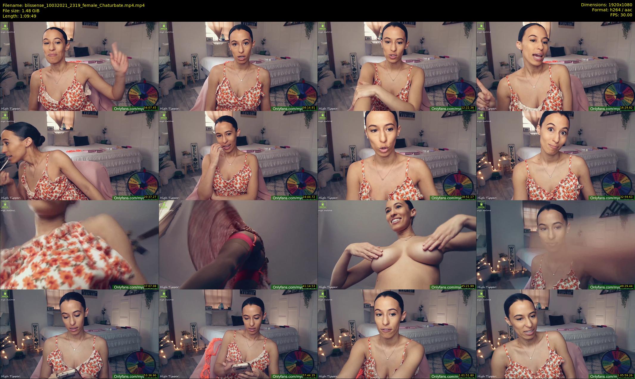 blissense — 70 minute Chaturbate female cam show recording, 1080p, Mar 10, 2021