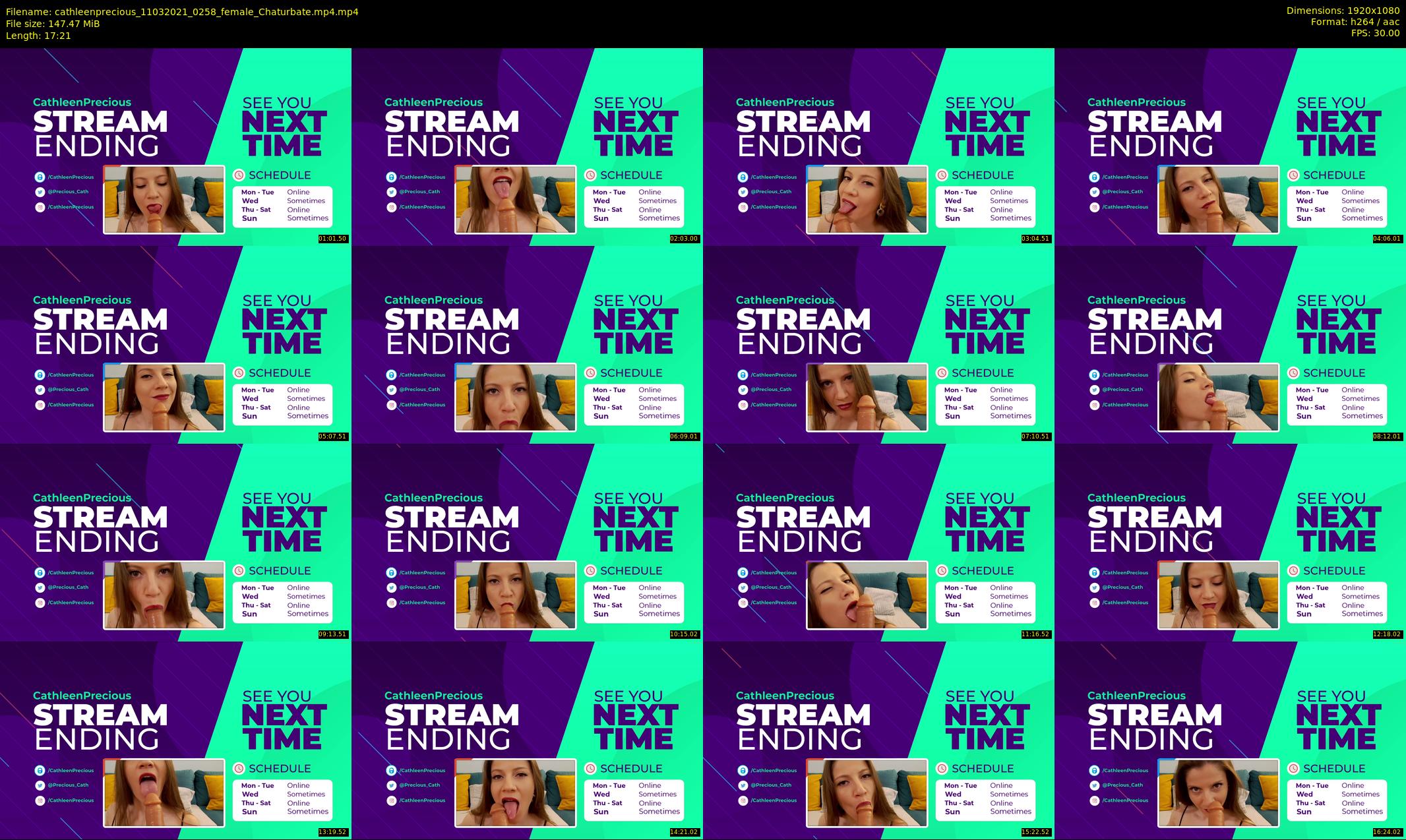cathleenprecious — 18 minute Chaturbate female cam show recording, 1080p, Mar 11, 2021