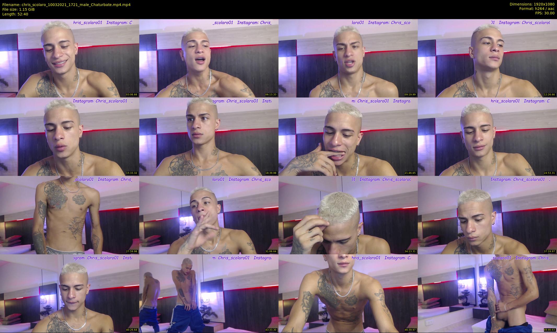 chris_scolaro — 53 minute Chaturbate male cam show recording, 1080p, Mar 10, 2021