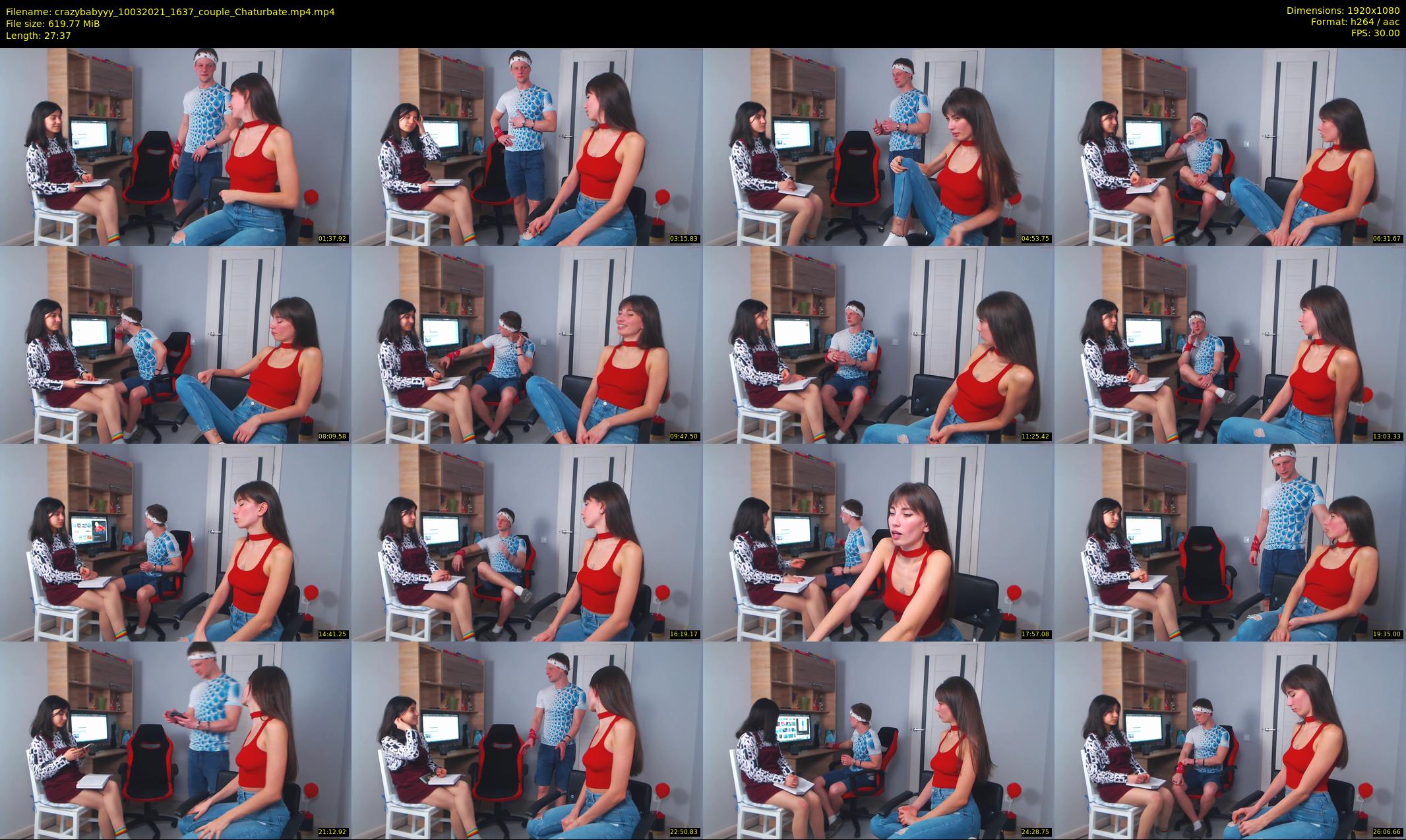 crazybabyyy — 28 minute Chaturbate couple cam show recording, 1080p, Mar 10, 2021