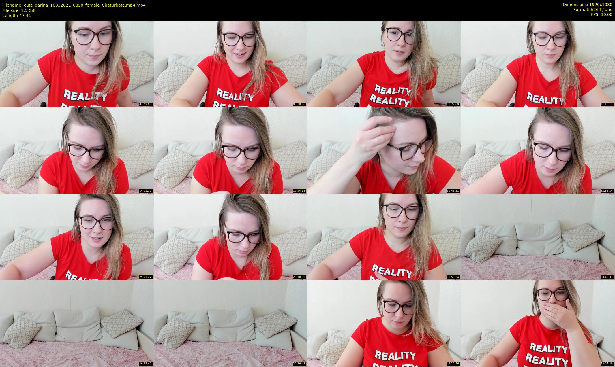 cute_darina — 48 minute Chaturbate female cam show recording, 1080p, Mar 10, 2021