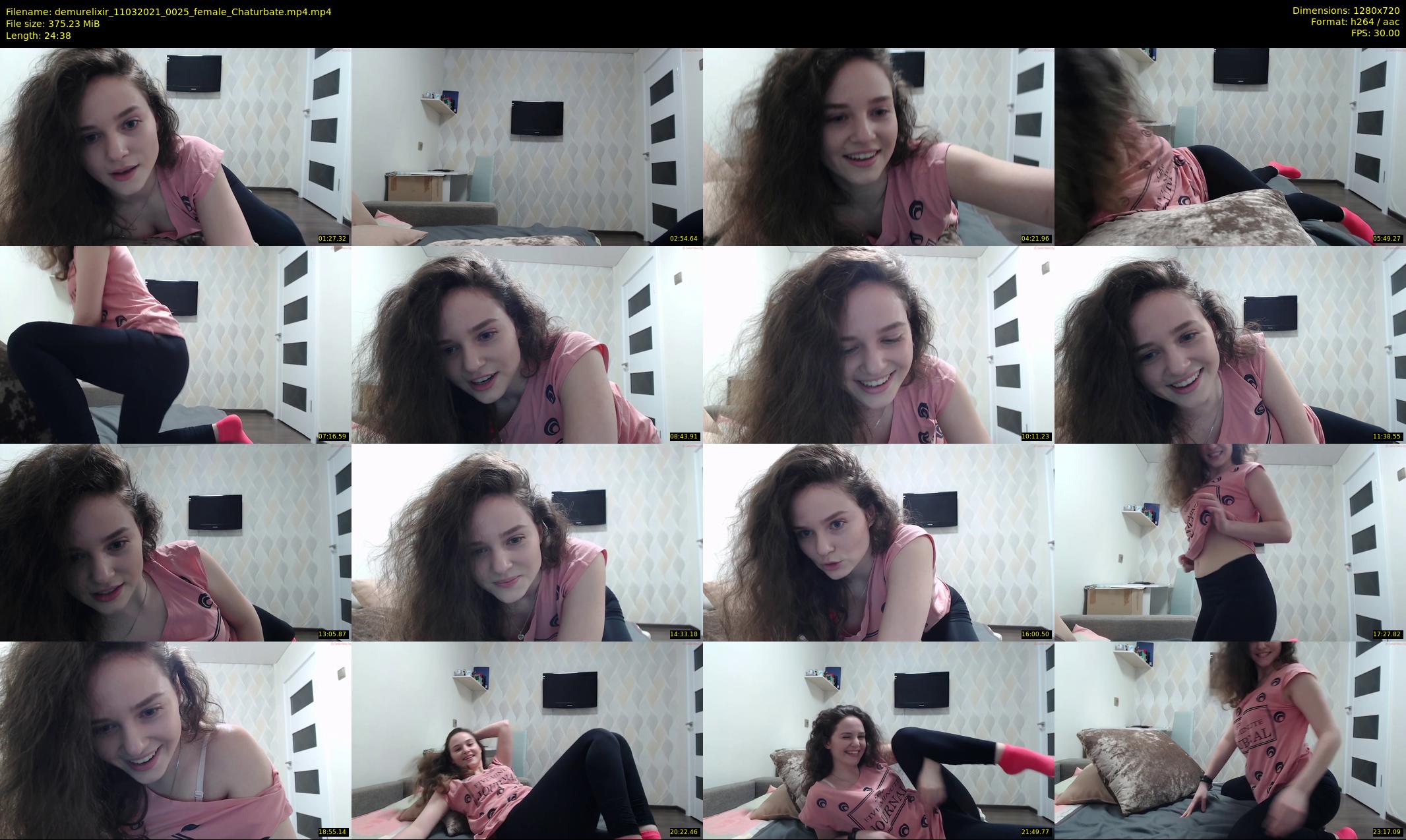 demurelixir — 25 minute Chaturbate female cam show recording, 720p, Mar 11, 2021