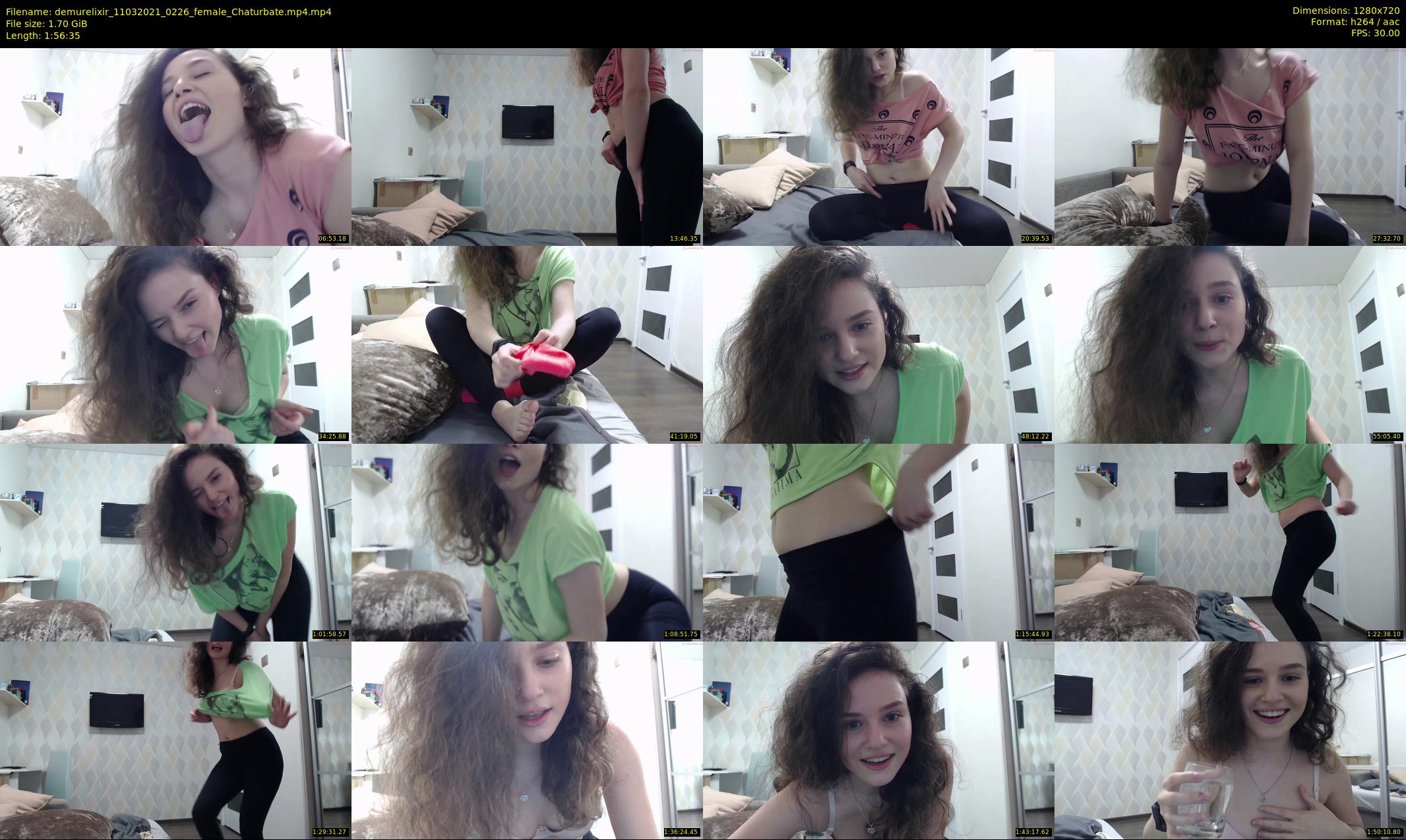 demurelixir — 117 minute Chaturbate female cam show recording, 720p, Mar 11, 2021