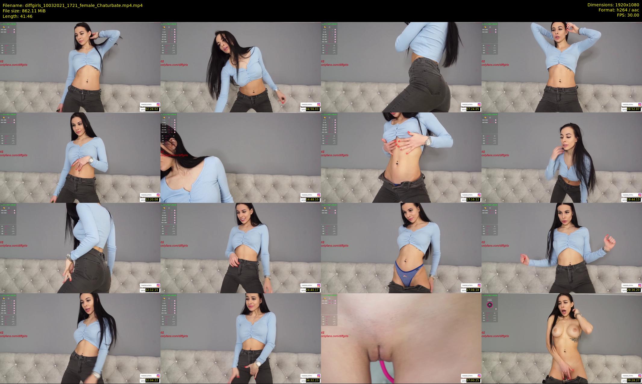 diffgirls — 42 minute Chaturbate female cam show recording, 1080p, Mar 10, 2021