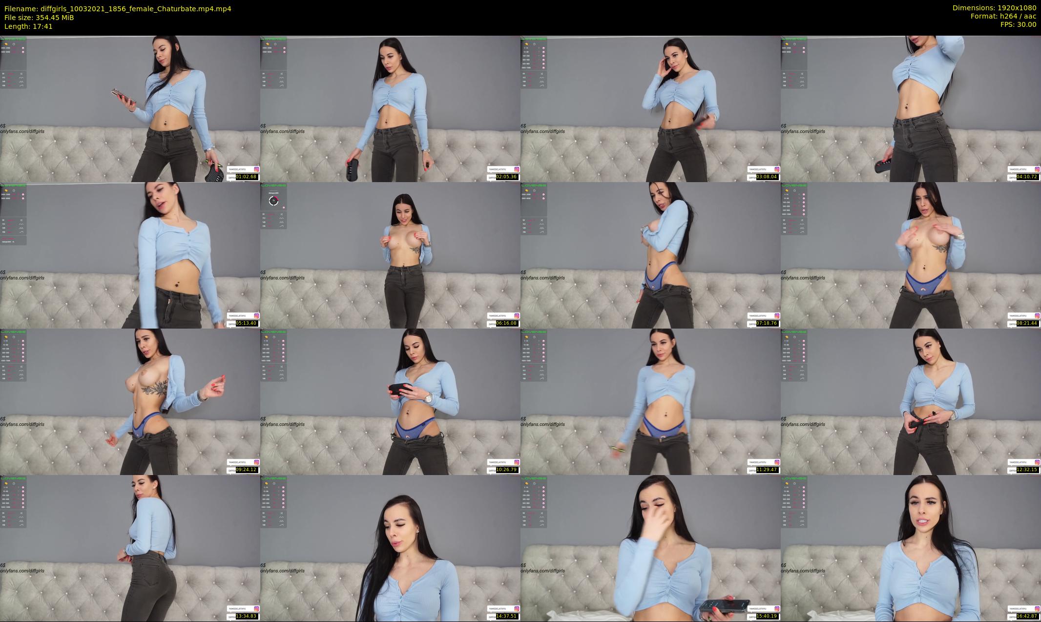 diffgirls — 18 minute Chaturbate female cam show recording, 1080p, Mar 10, 2021