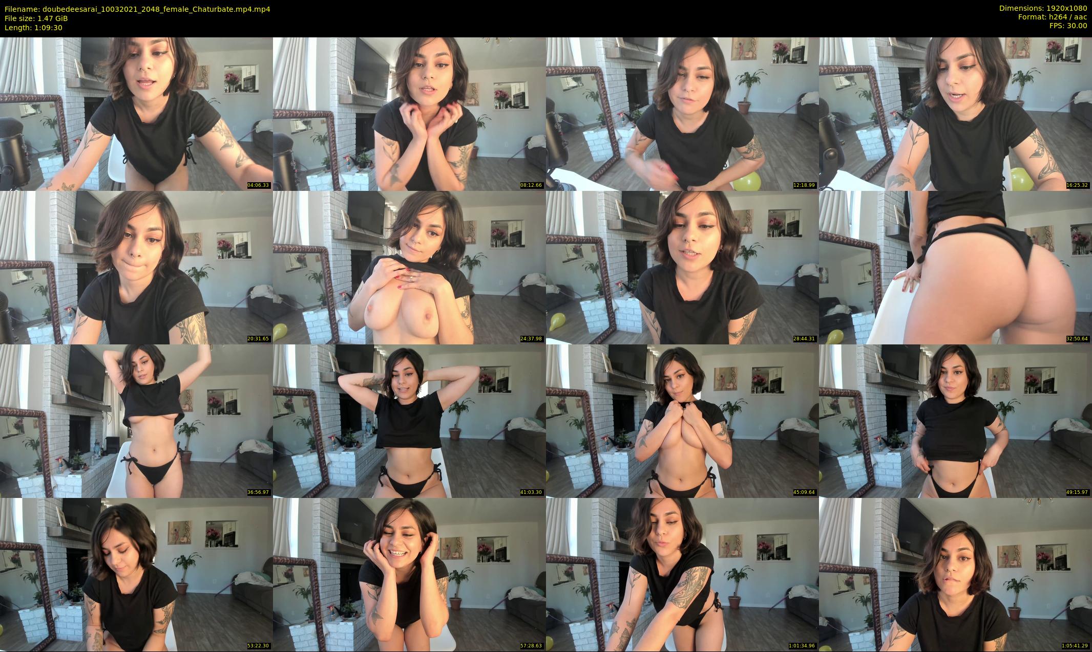 doubedeesarai — 70 minute Chaturbate female cam show recording, 1080p, Mar 10, 2021