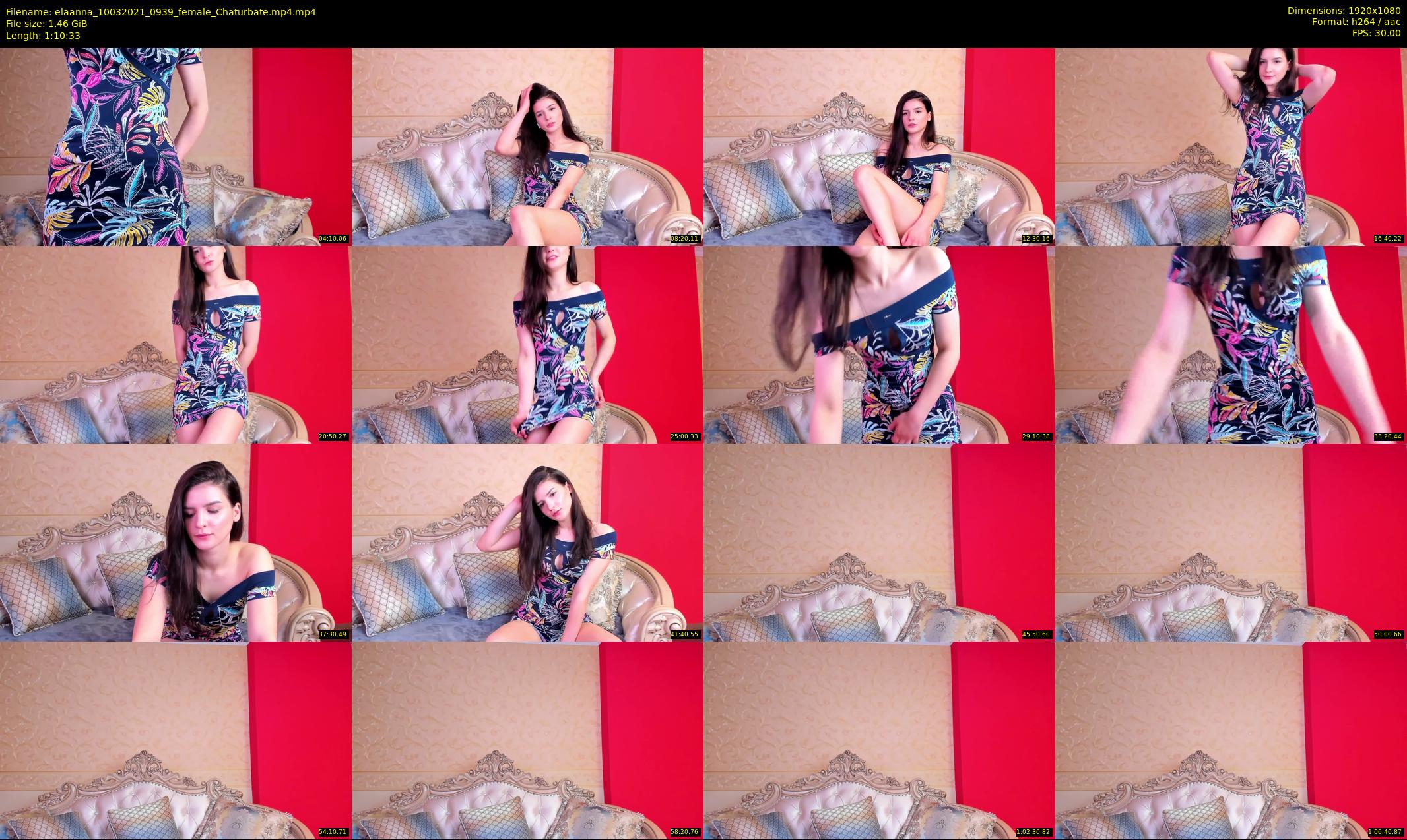 elaanna — 71 minute Chaturbate female cam show recording, 1080p, Mar 10, 2021