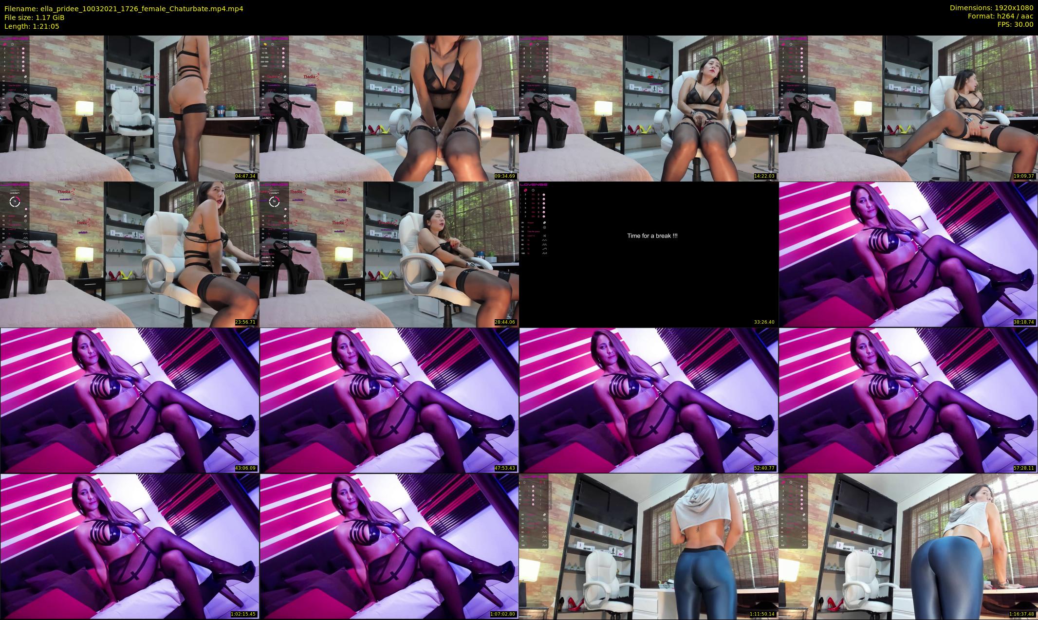 ella_pridee — 82 minute Chaturbate female cam show recording, 1080p, Mar 10, 2021