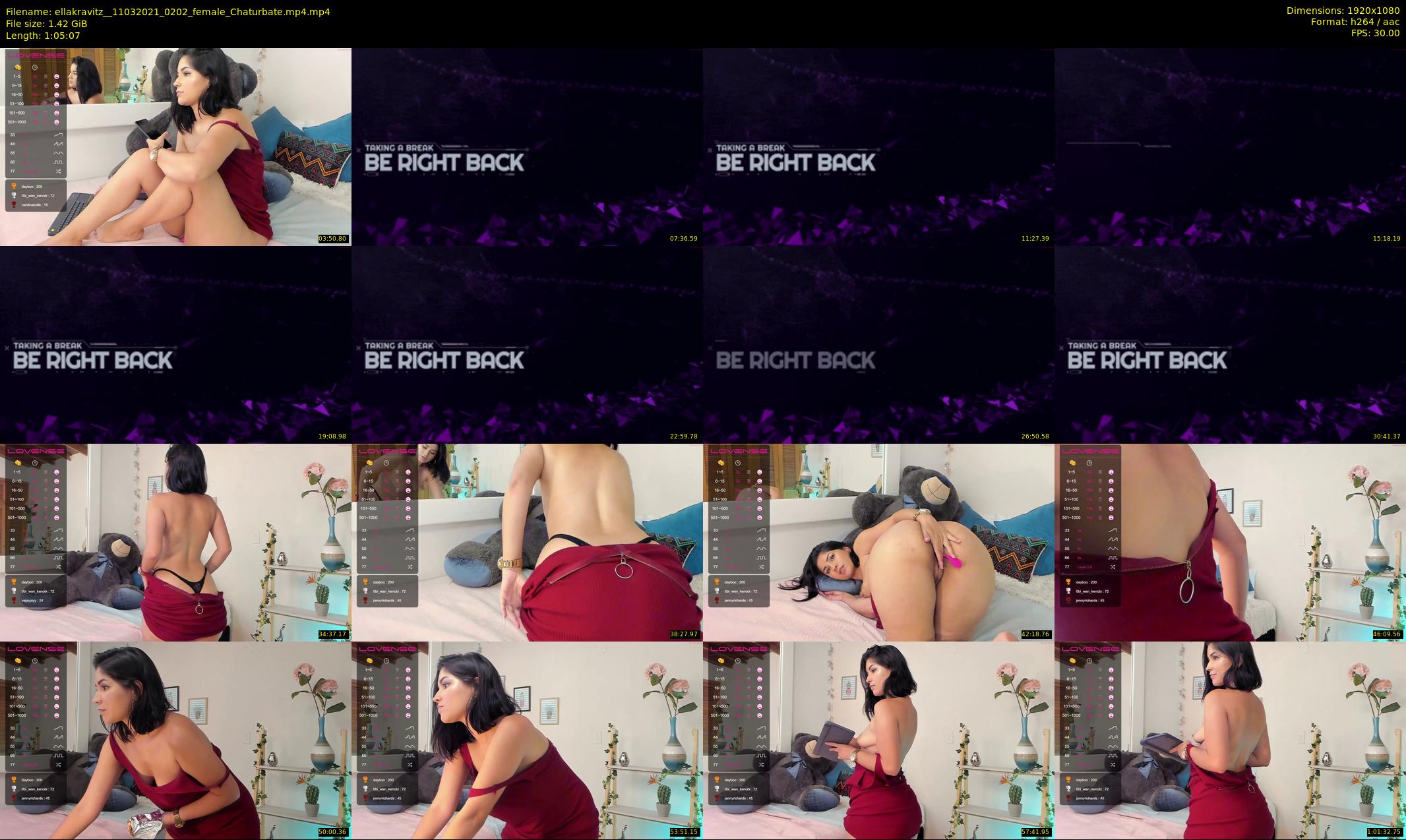 ellakravitz_ — 66 minute Chaturbate female cam show recording, 1080p, Mar 11, 2021