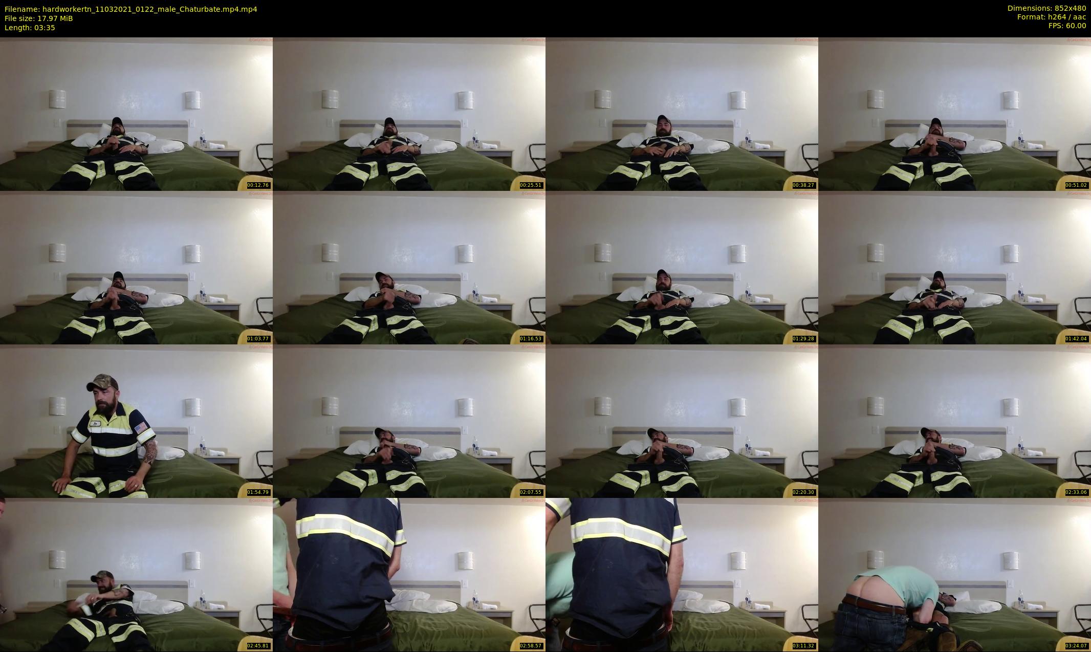 hardworkertn — 4 minute Chaturbate male cam show recording, 480p, Mar 11, 2021