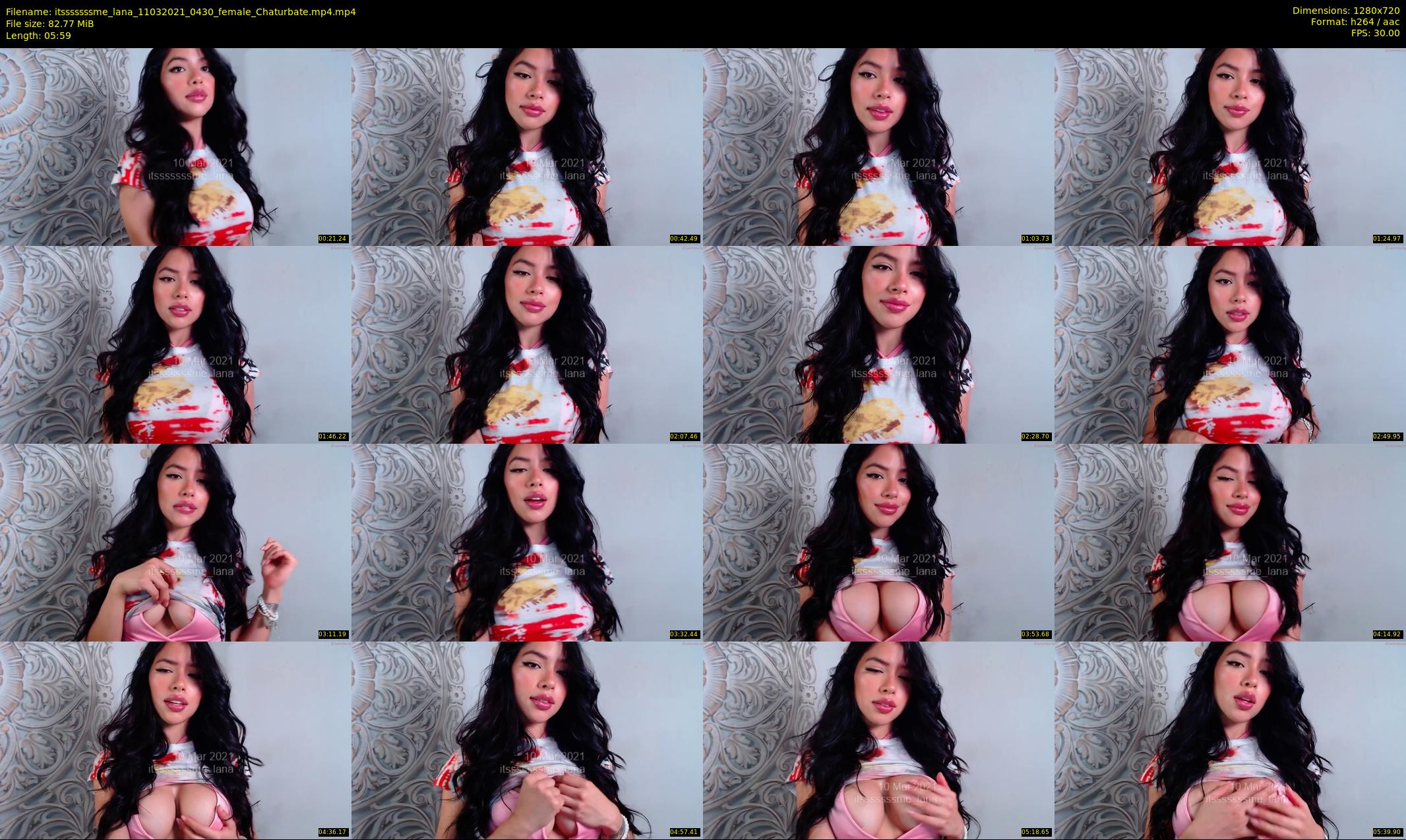 itsssssssme_lana — 6 minute Chaturbate female cam show recording, 720p, Mar 11, 2021